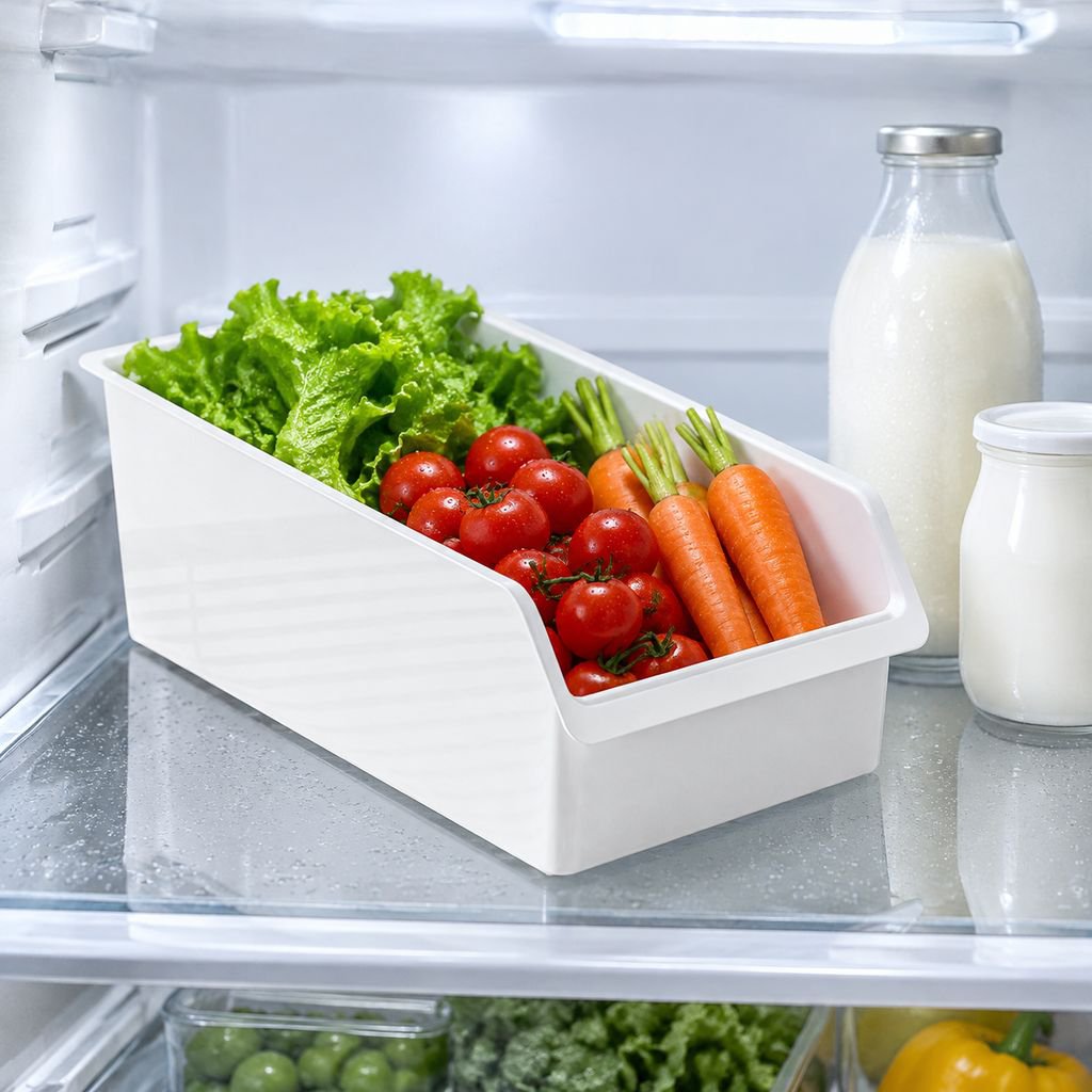 Kunststoff-Kühlschrank-Aufbewahrungsbox für die Küche