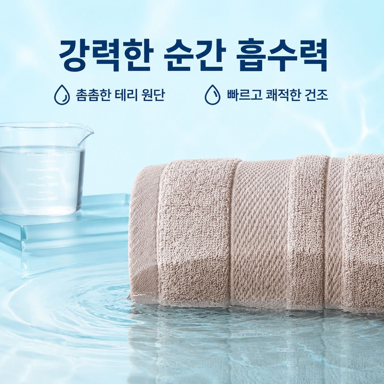 순면 항균 가정용 타월