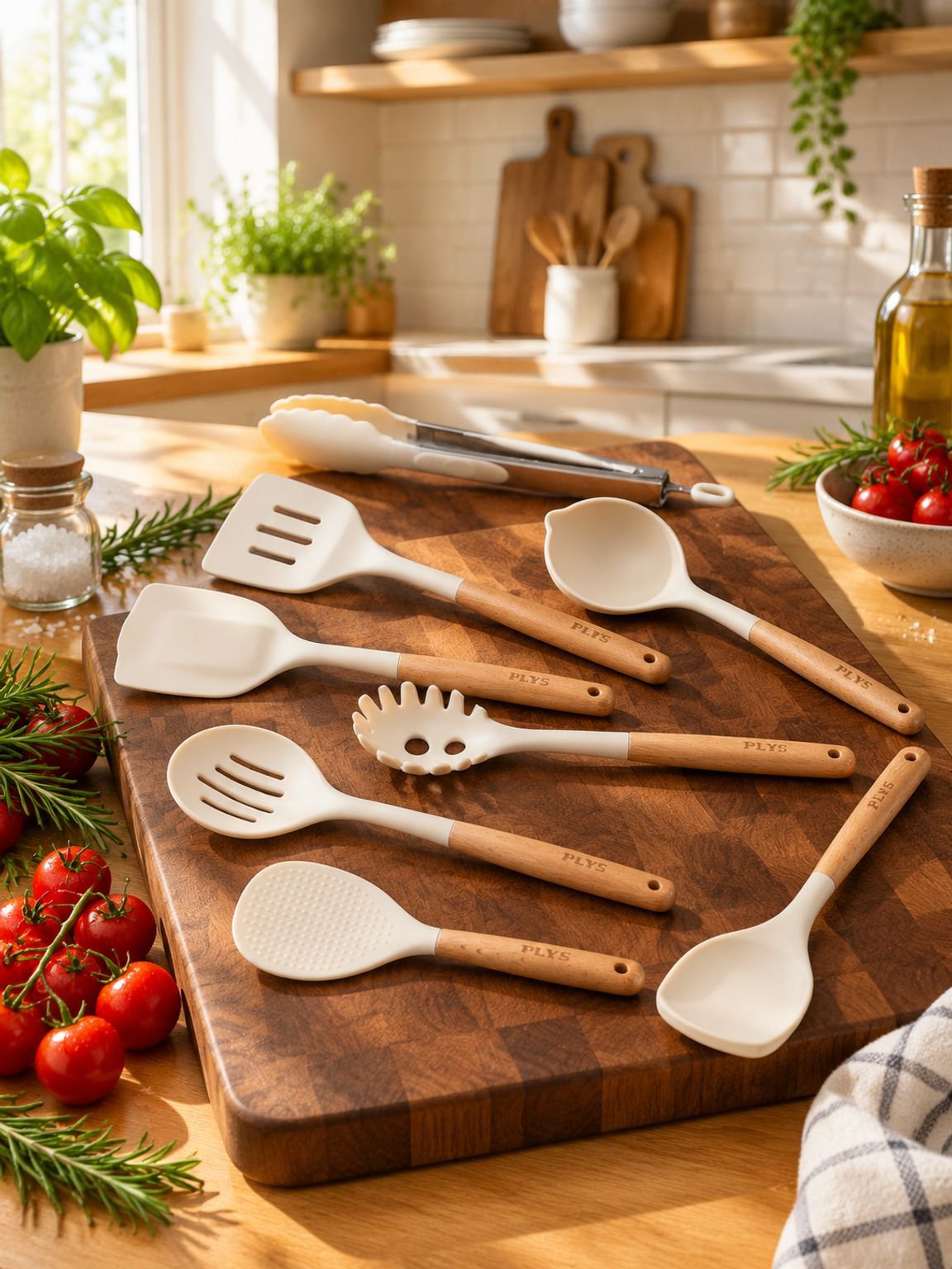 Silikon-Küchenspatel für Backen, Kochen und Braten