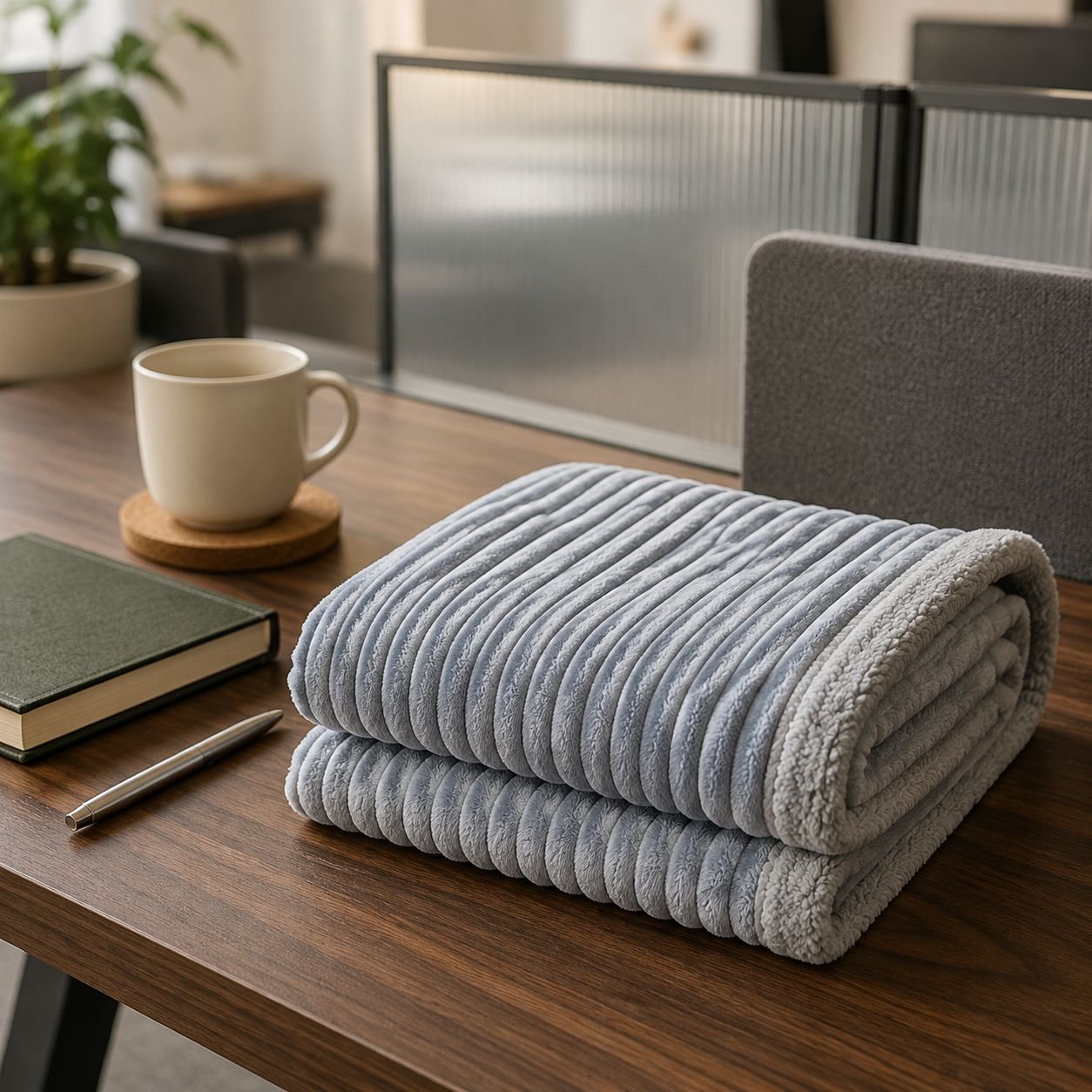 Soft Warm Office Napping Blanket