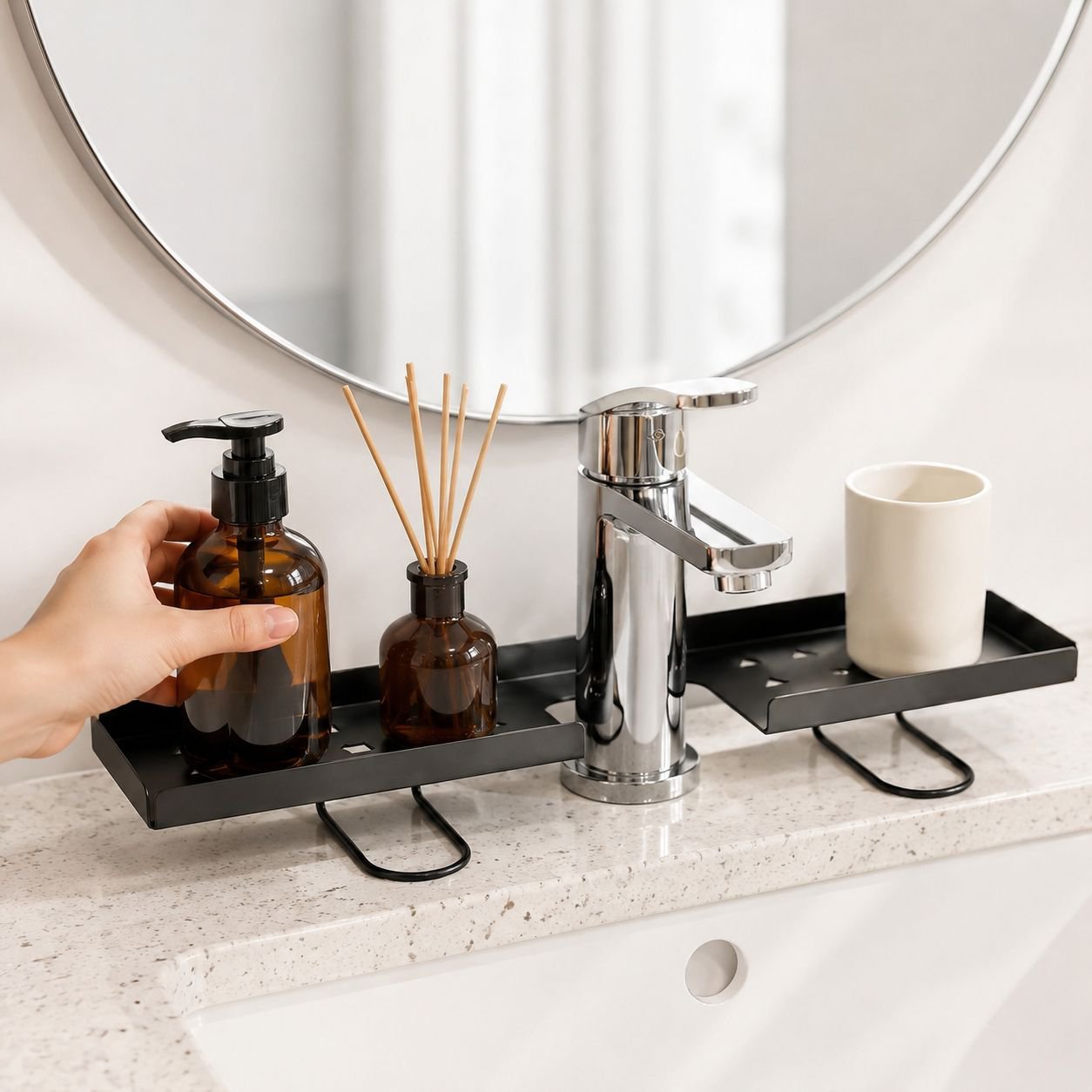 Bathroom Faucet Plant Stand