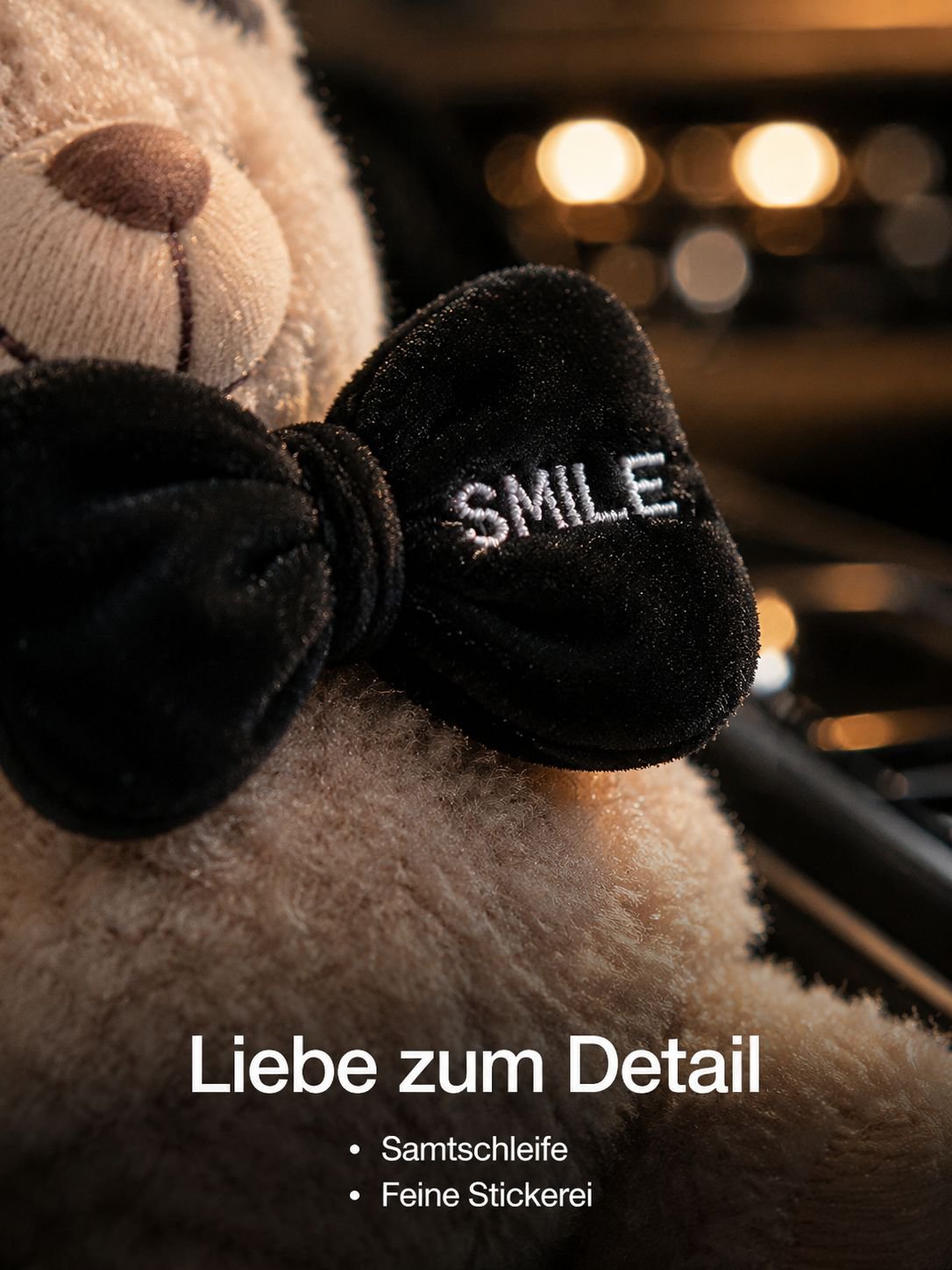 Kreative Bären-Deko für Autoscheibenwischerhebel