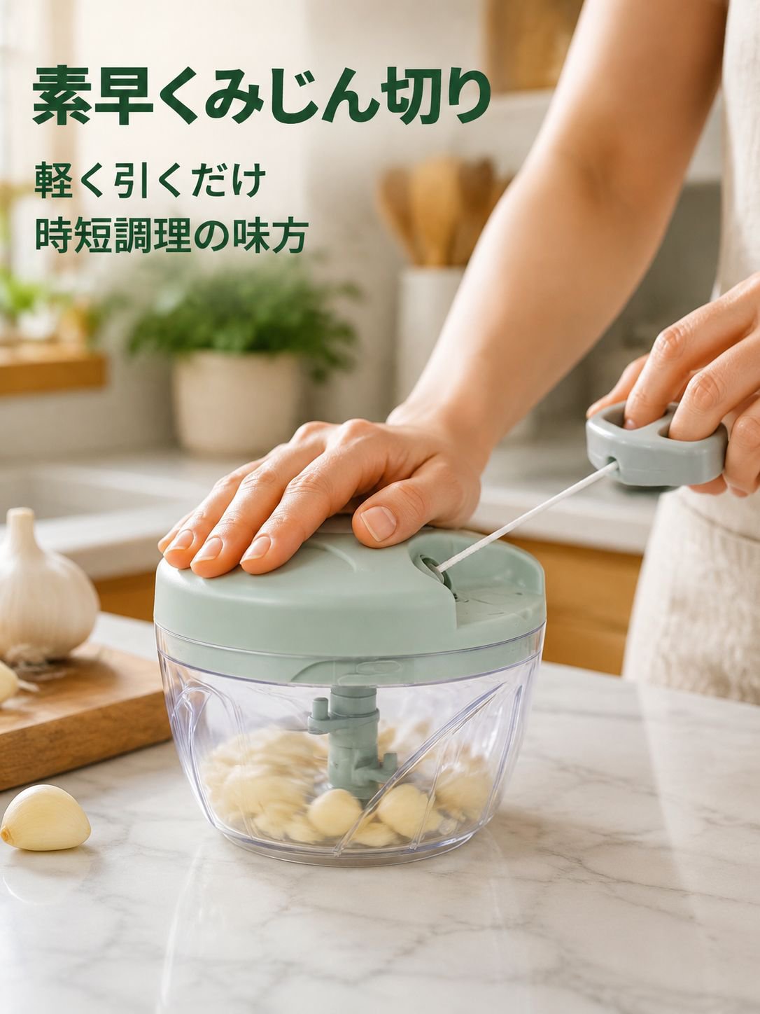 多機能にんにく・野菜チョッパー