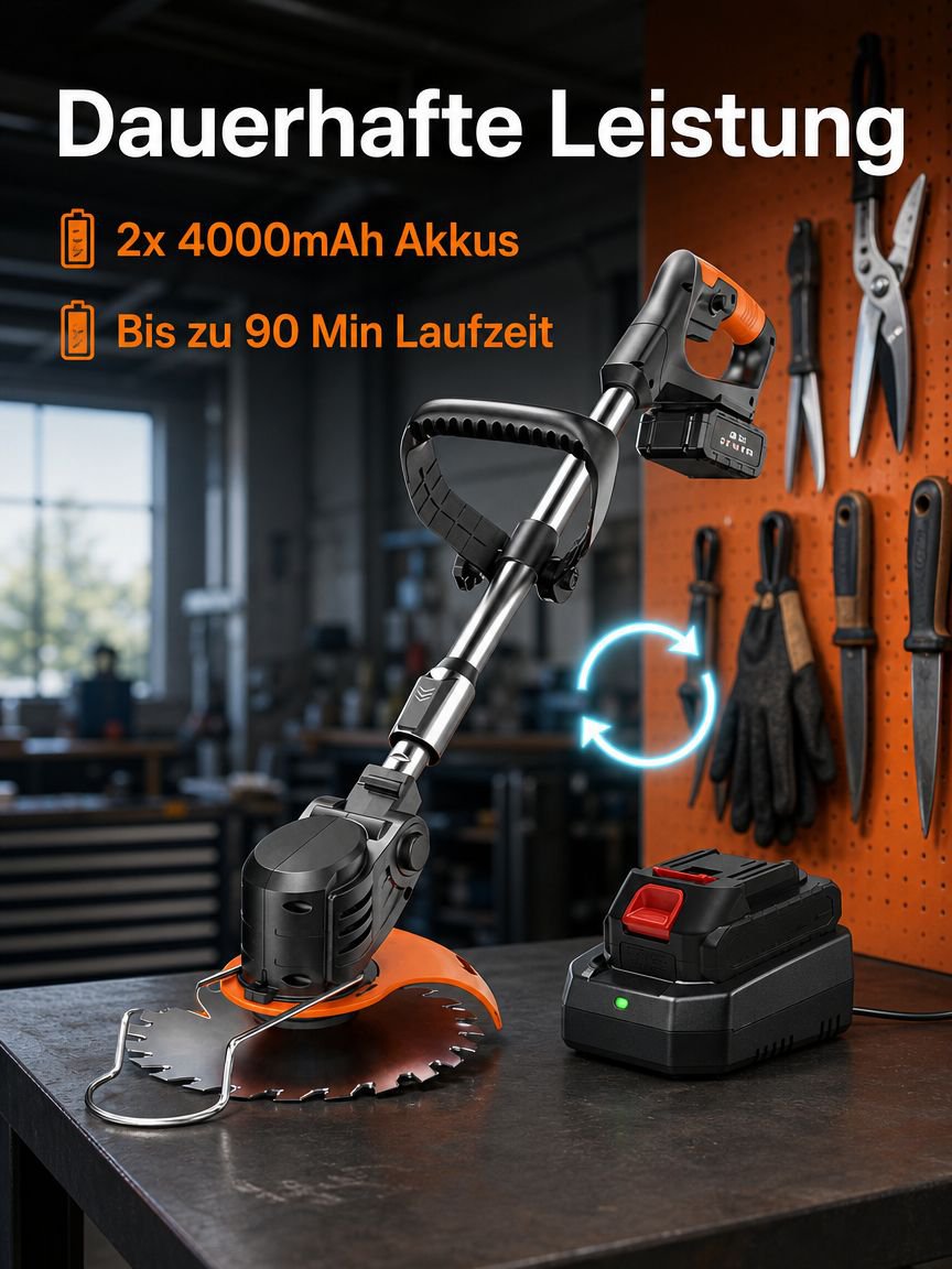 Pflegeleichter Elektrorasenmäher für kleine und große Gärten