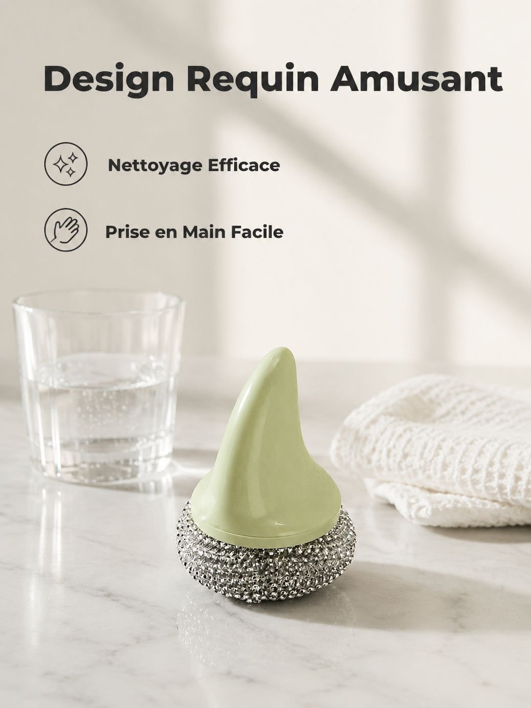 Brosse à casserole pour nettoyage de cuisine