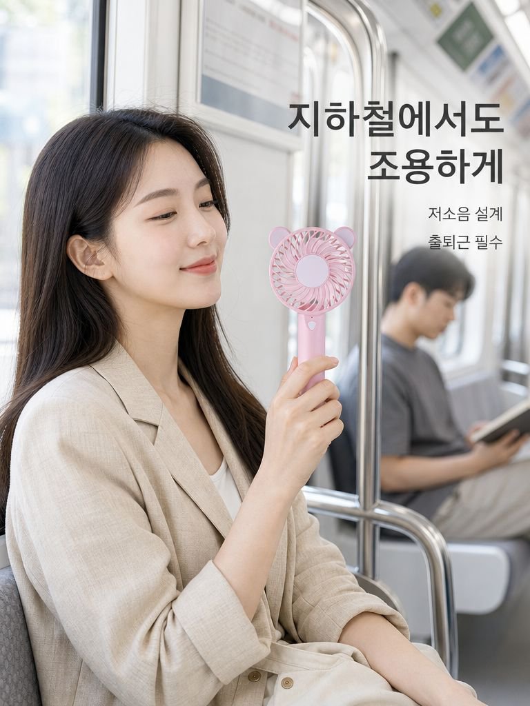 미니 휴대용 손선풍기