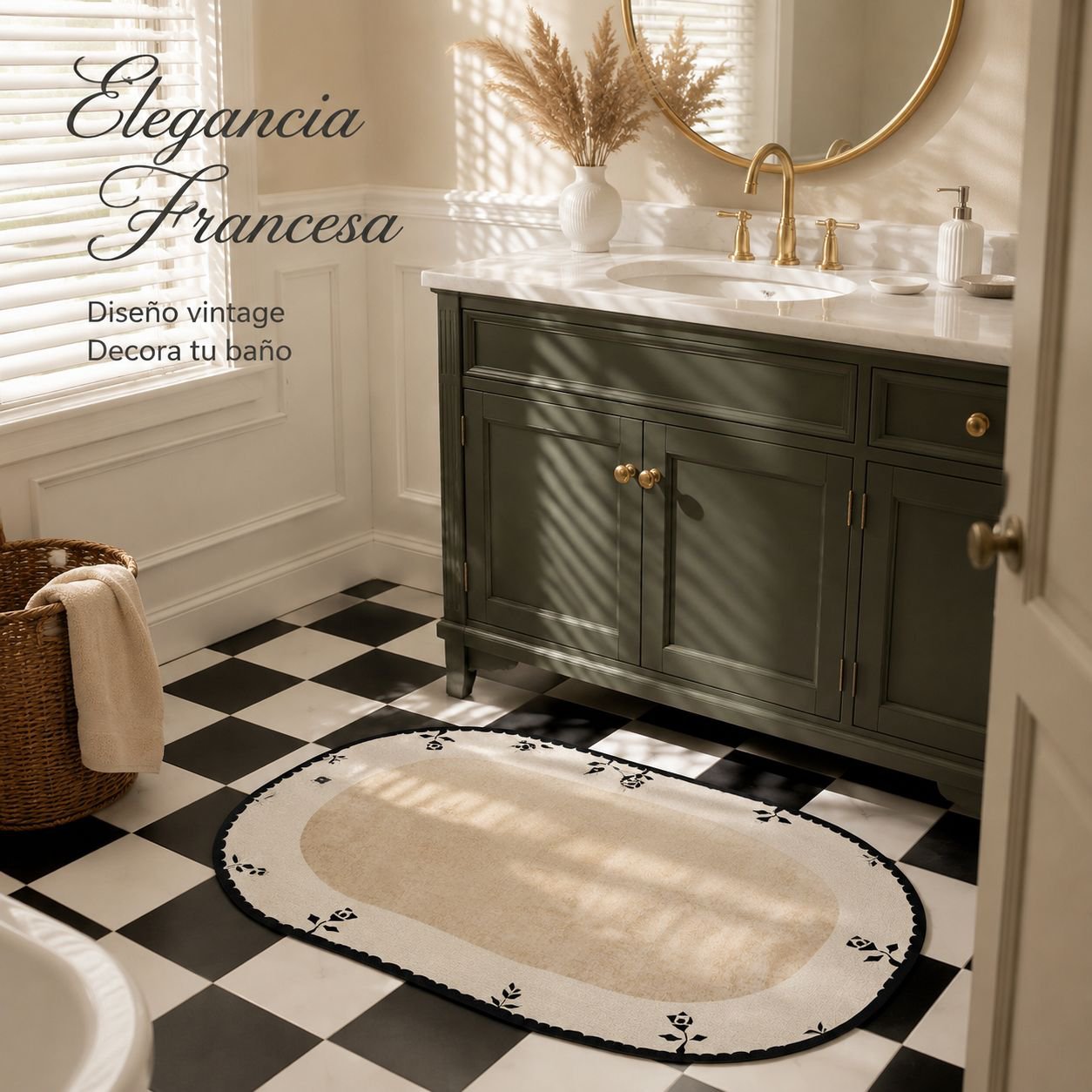 Alfombrilla antideslizante de secado rápido con tierra de diatomeas absorbente para el baño
