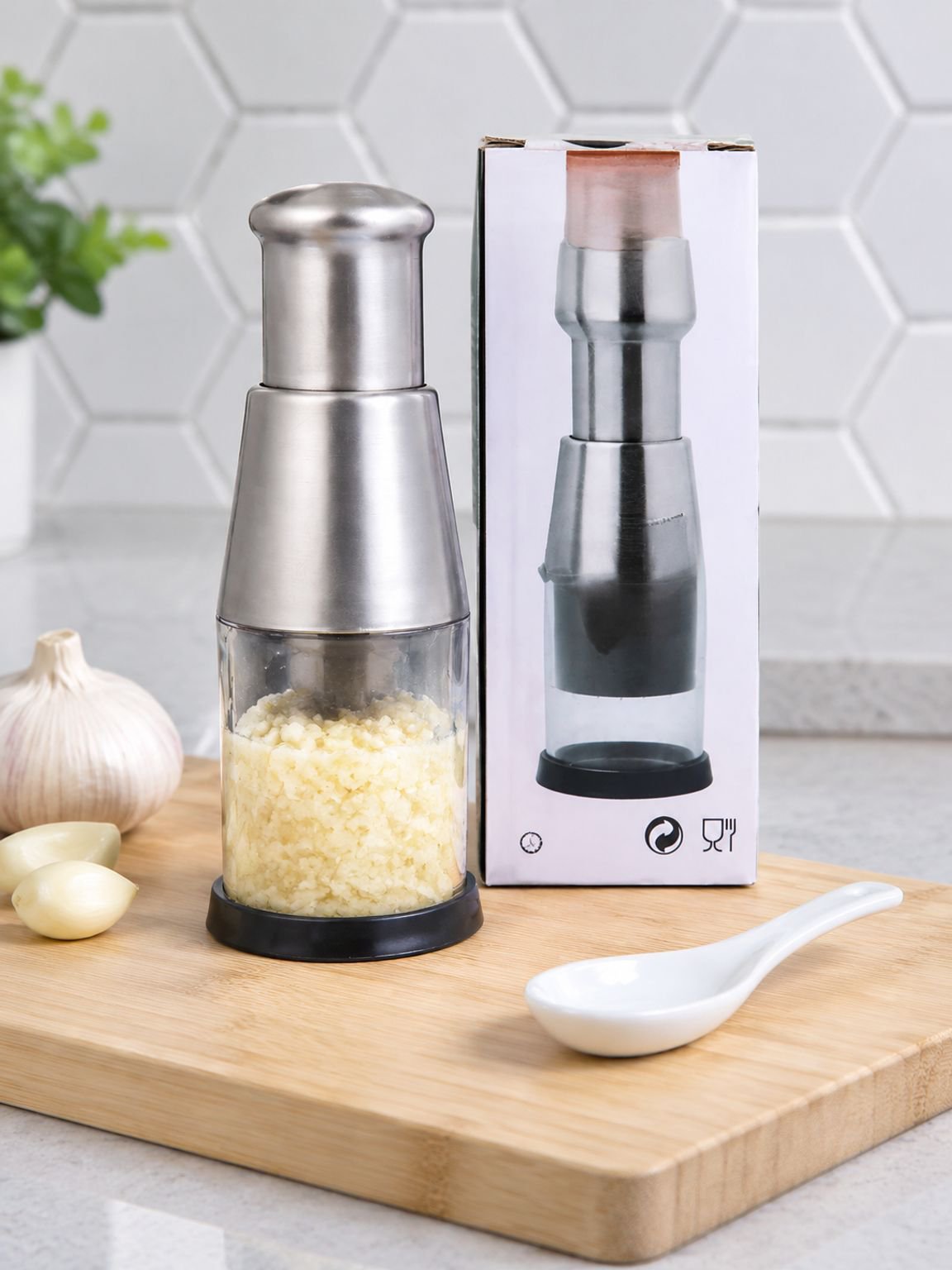 Ustensile de cuisine robuste en acier inoxydable