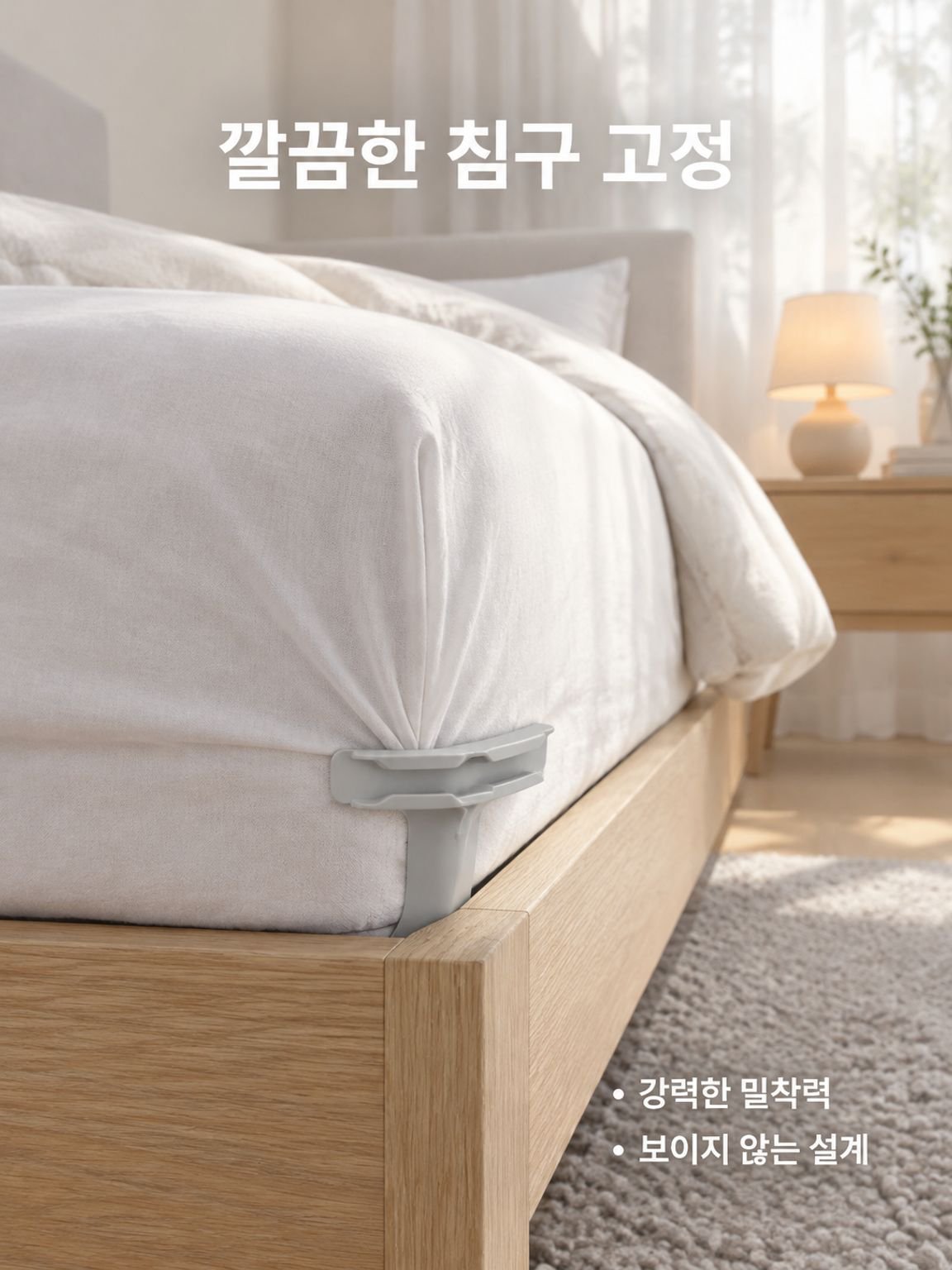 가정용 침대 시트 모서리 고정 장치