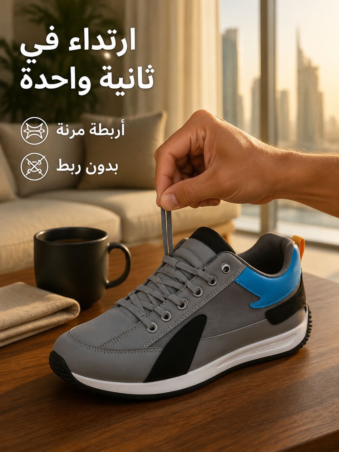حذاء سليب أون رياضي عصري مناسب لجميع الإطلالات