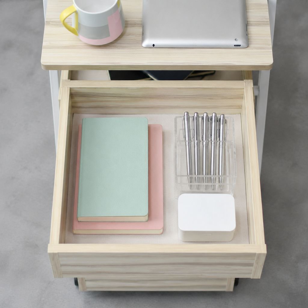 Contemporary minimalist file cabinet design
