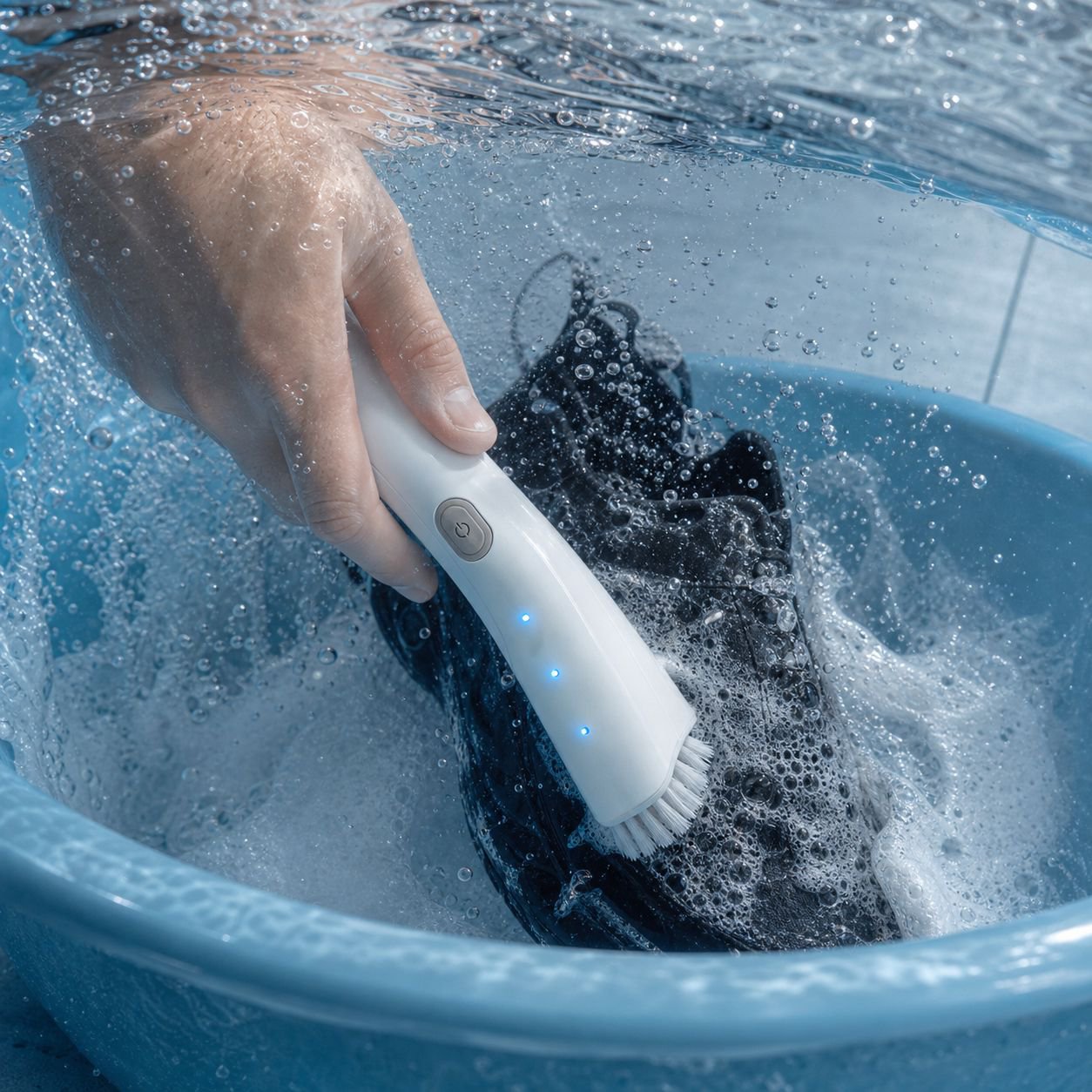 High-speed Vibrating Electric Shoe Brush, 3 Modes for Sneakers and Leather Shoes