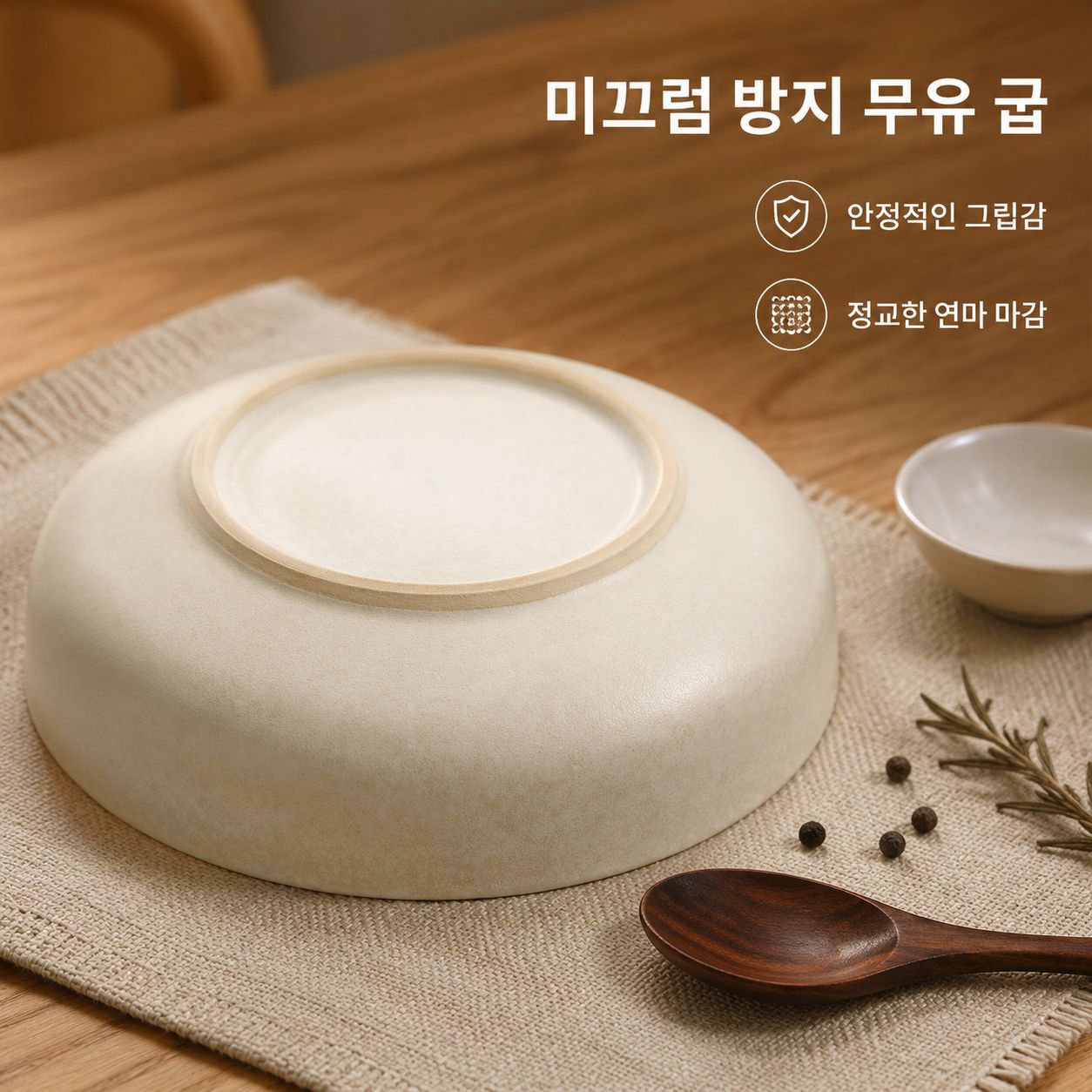 미니멀한 무광 고급 세라믹 깊은 접시