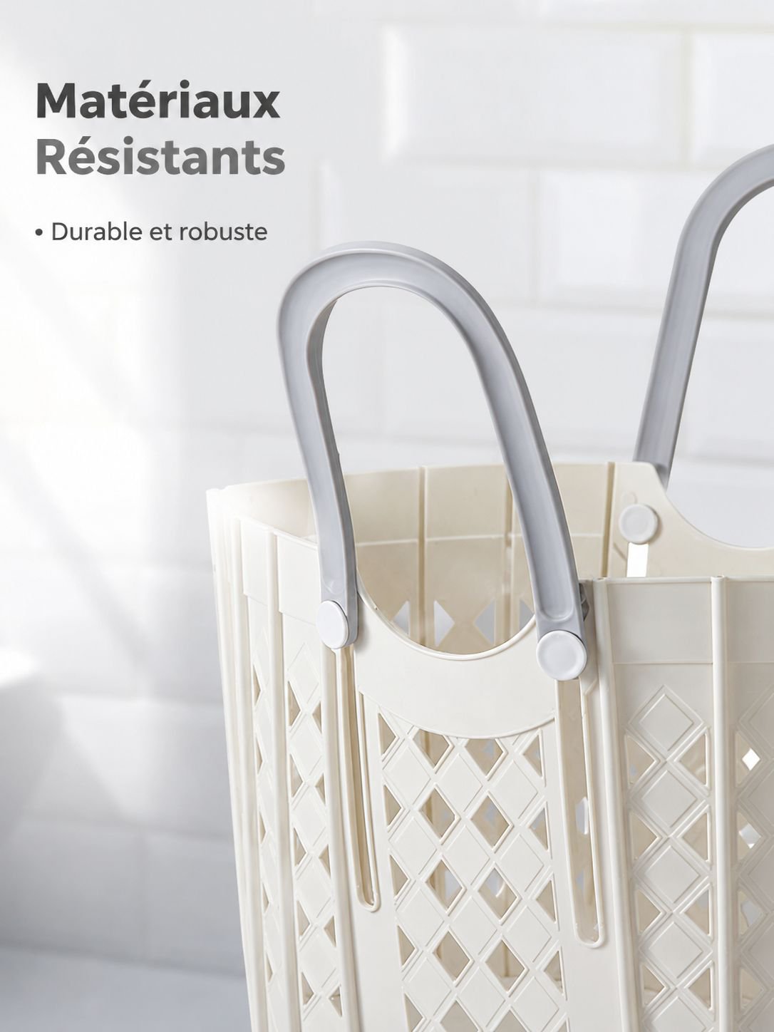 Panier à linge pliable de rangement