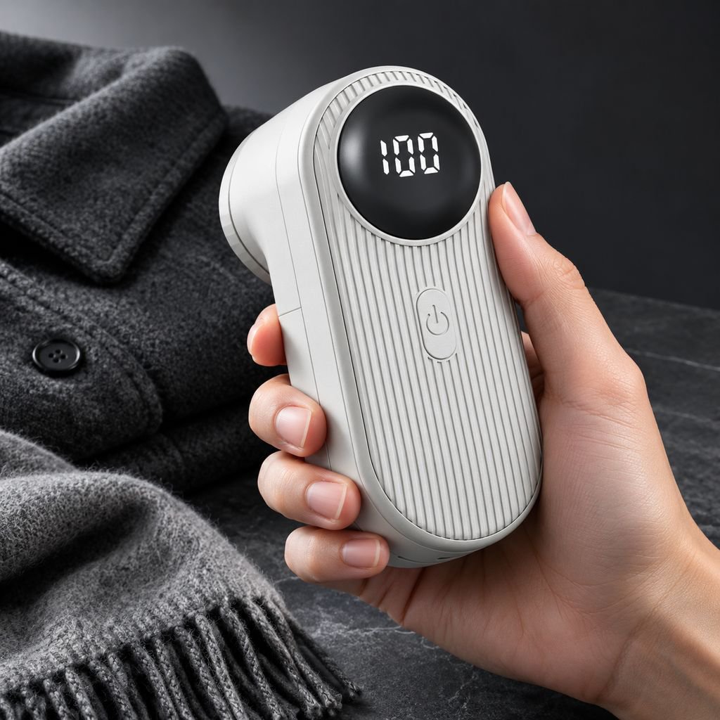 Ergonomic Smart Lint Remover for Winter Clothing