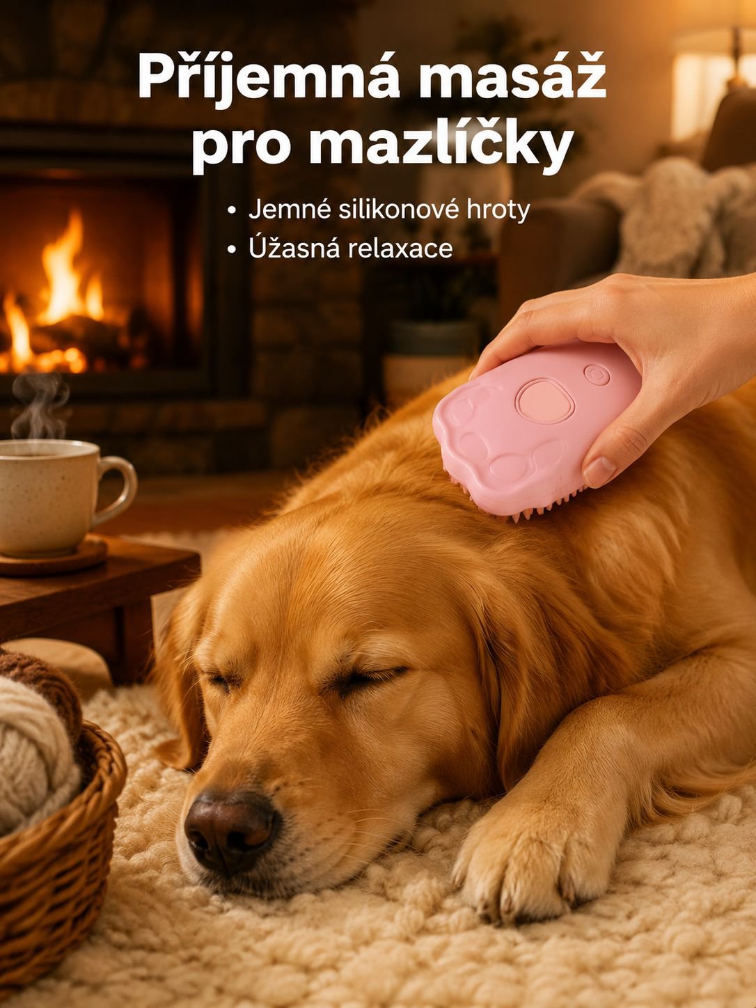 Hřeben proti línání domácích mazlíčků
