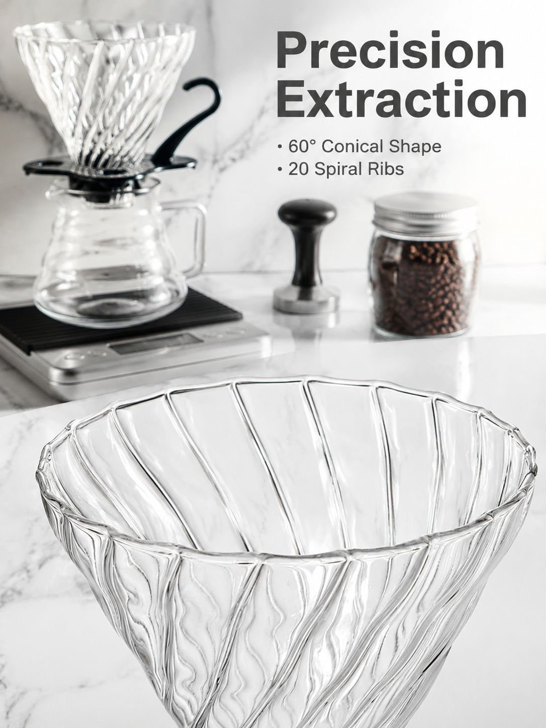 Creative cloud shaped hand brewed coffee set