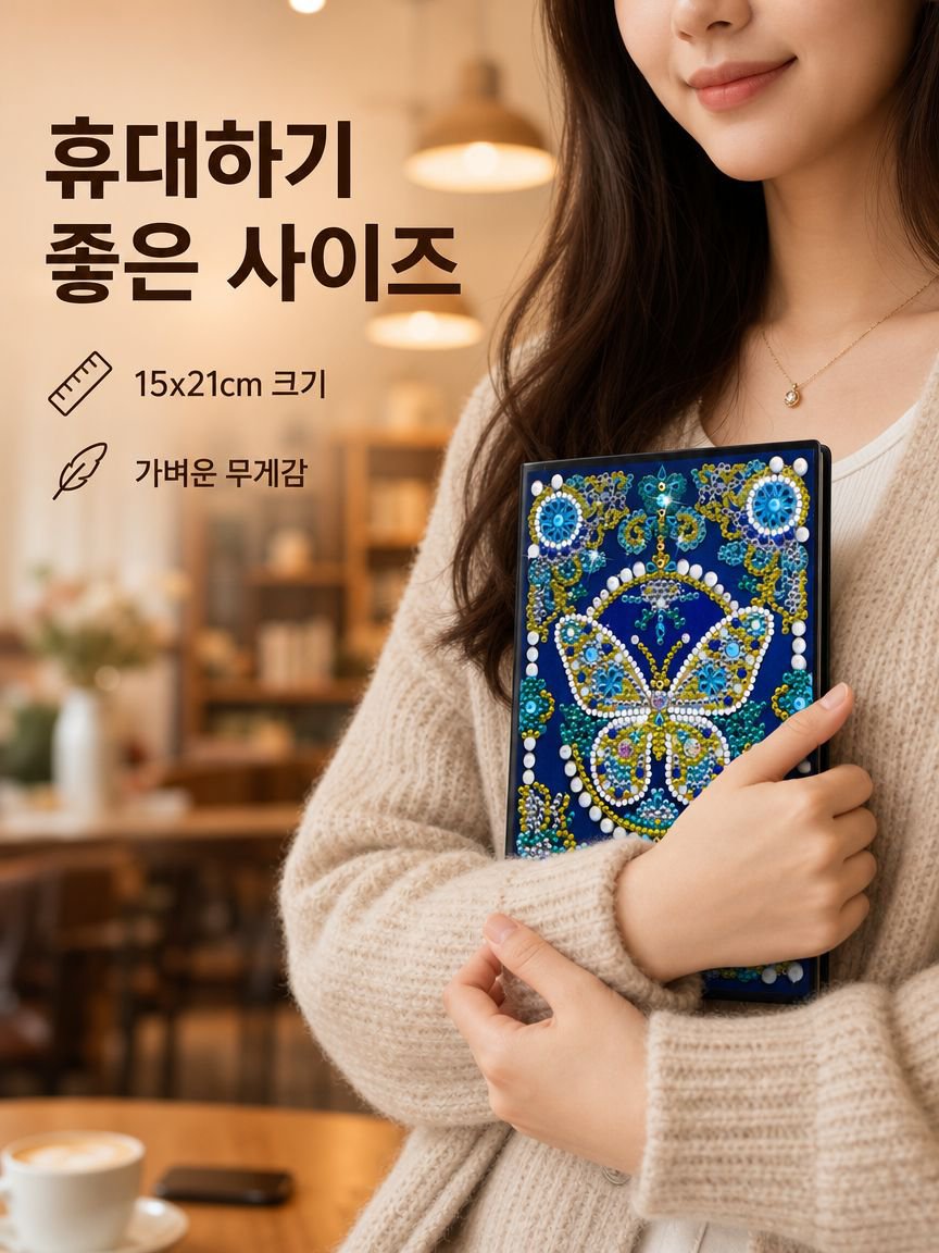 다이아몬드 그림 공책 핸드메이드 큐빅 비즈니스 다이어리 베스트셀러 글씨본