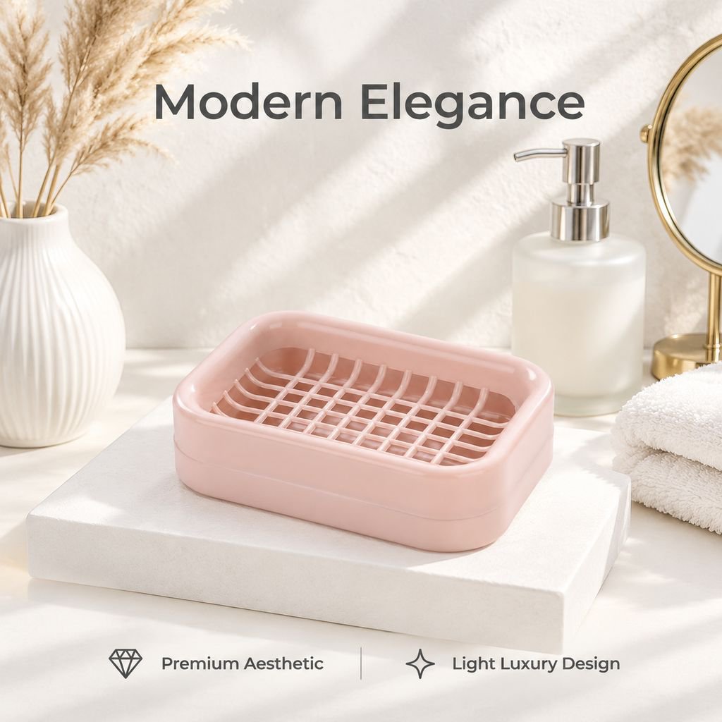 Luxury double-layer premium laundry soap draining box