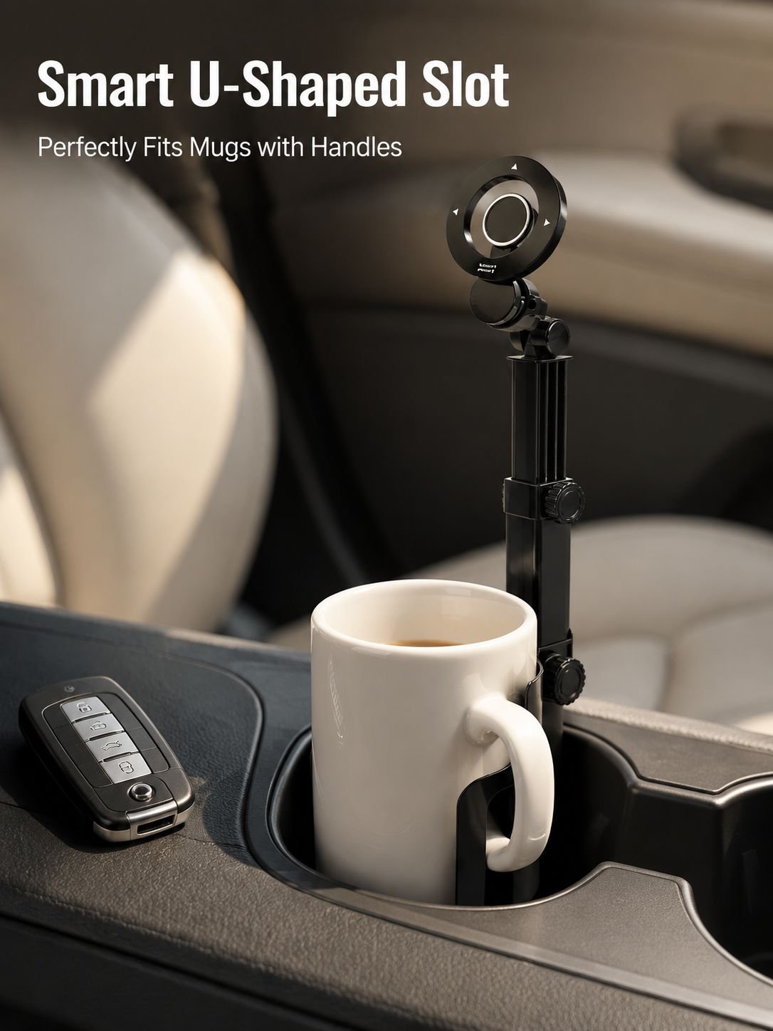 【Universal Adjustable】 Cup Holder Magnetic Arm Phone Stand
