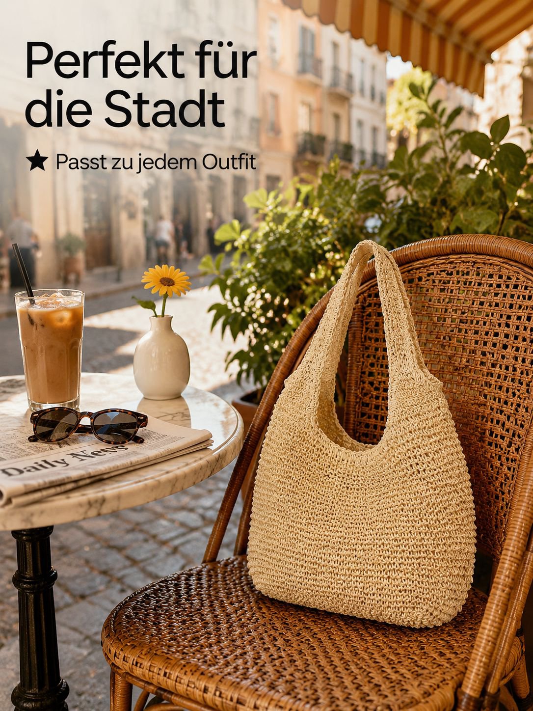 Strandtasche mit Boho Design