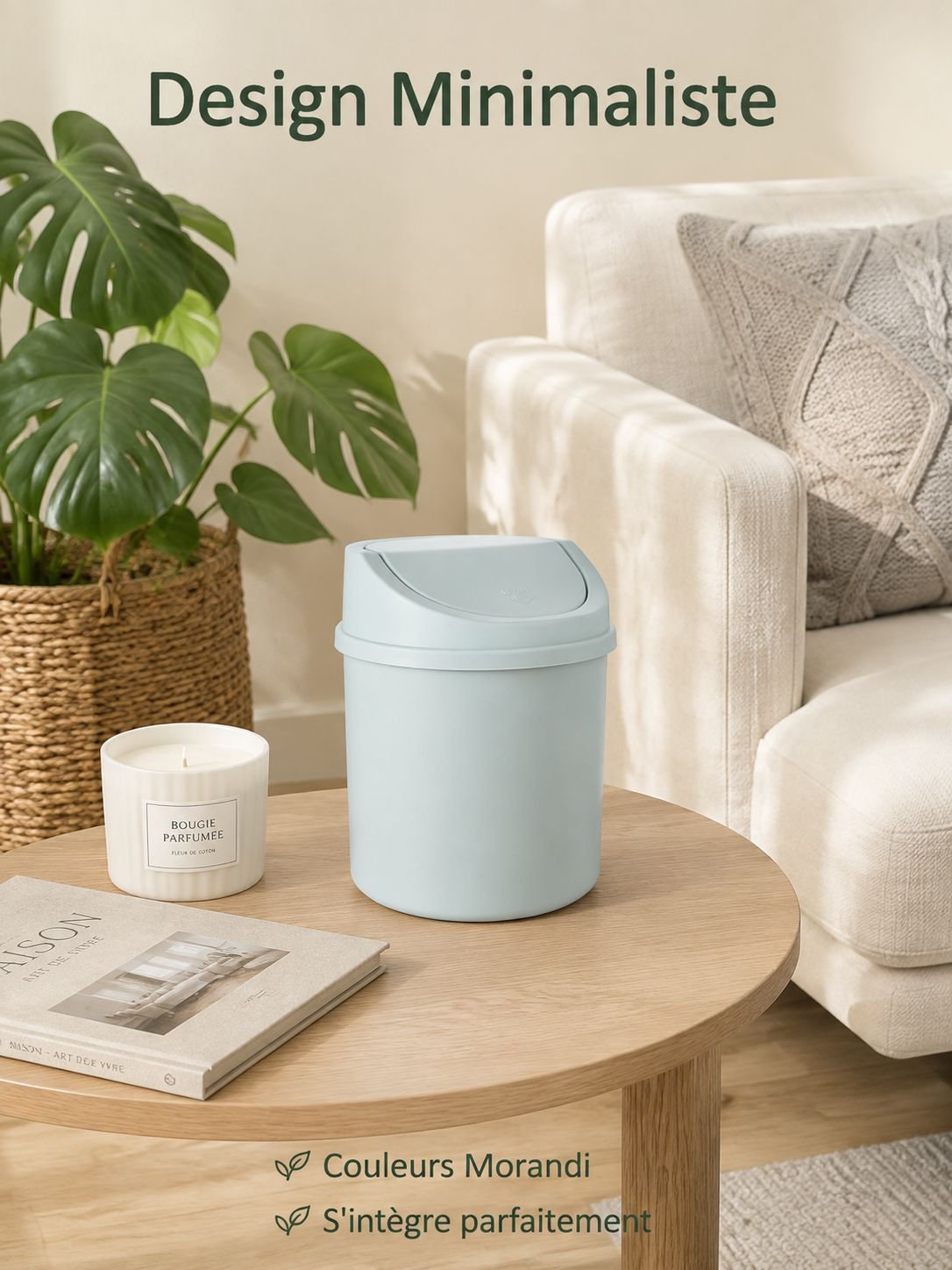 Cubo portátil de almacenamiento para tocador