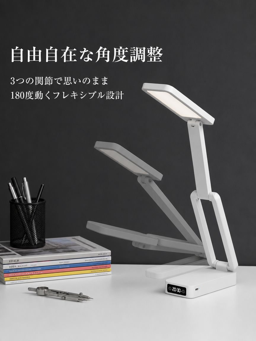 多機能LED折りたたみ目を守るランプ