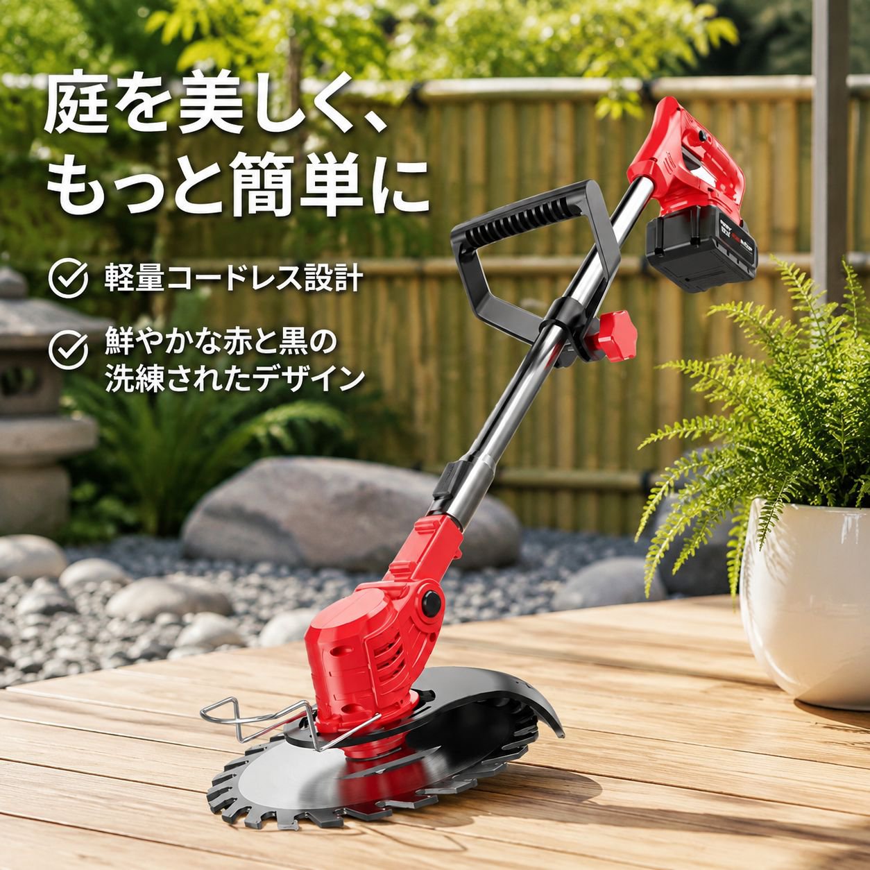 新型リチウム電池充電式芝刈り機