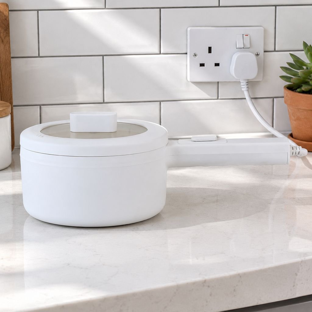 User-friendly electric hot pot for dorm rooms