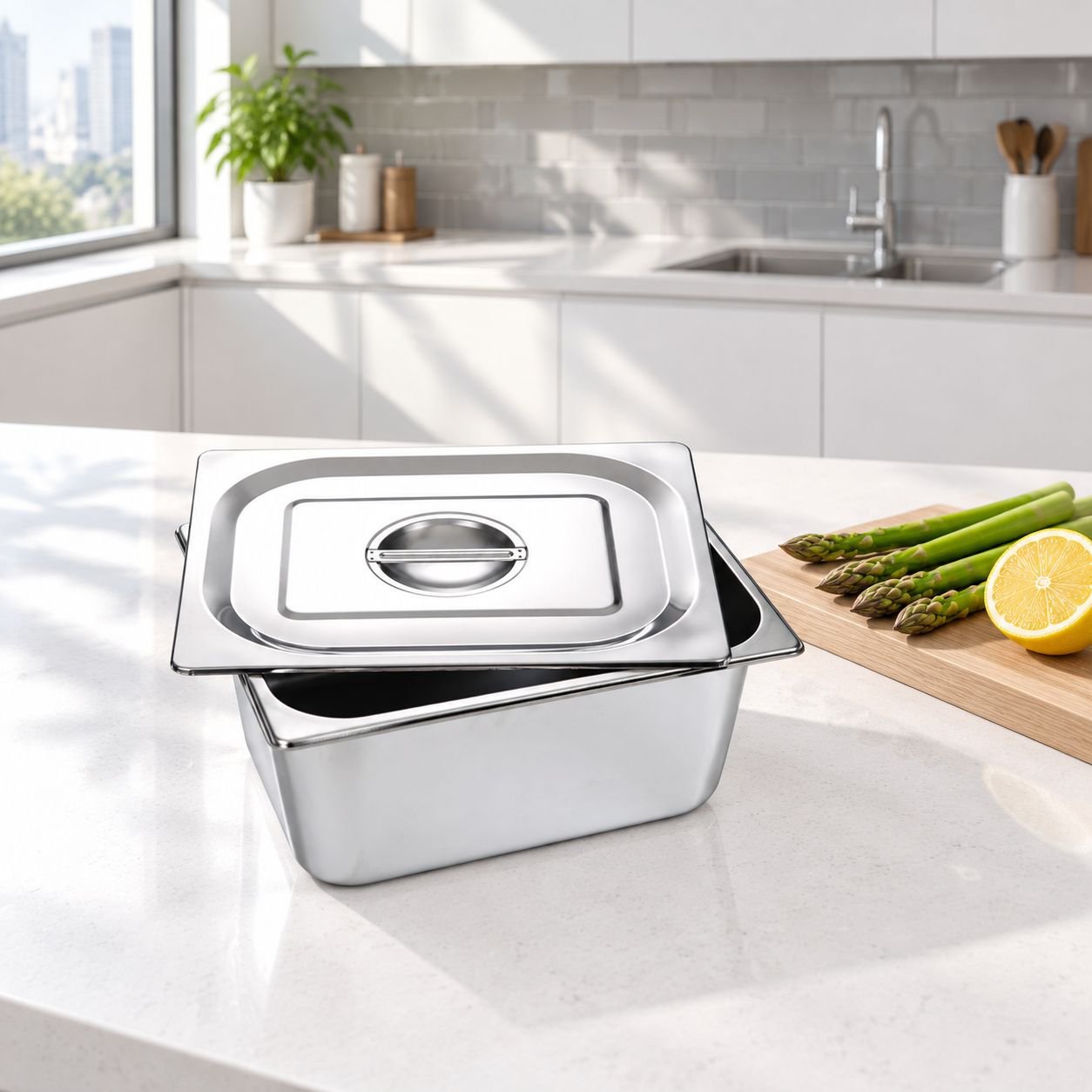 Stainless Steel Insulated Food Basin