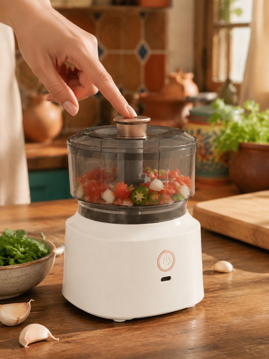 Procesador de alimentos eléctrico multifuncional