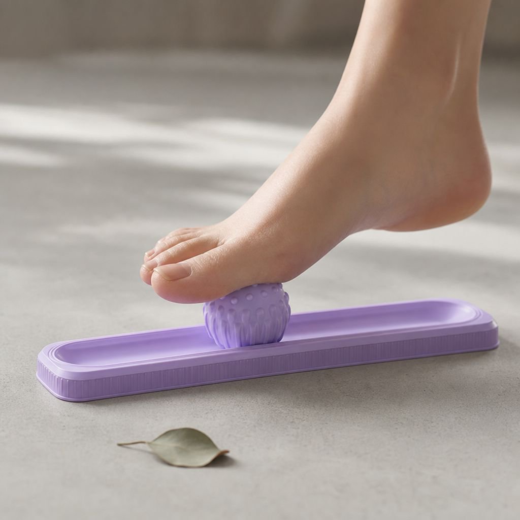 Balle de massage ergonomique pour méridiens plantaires