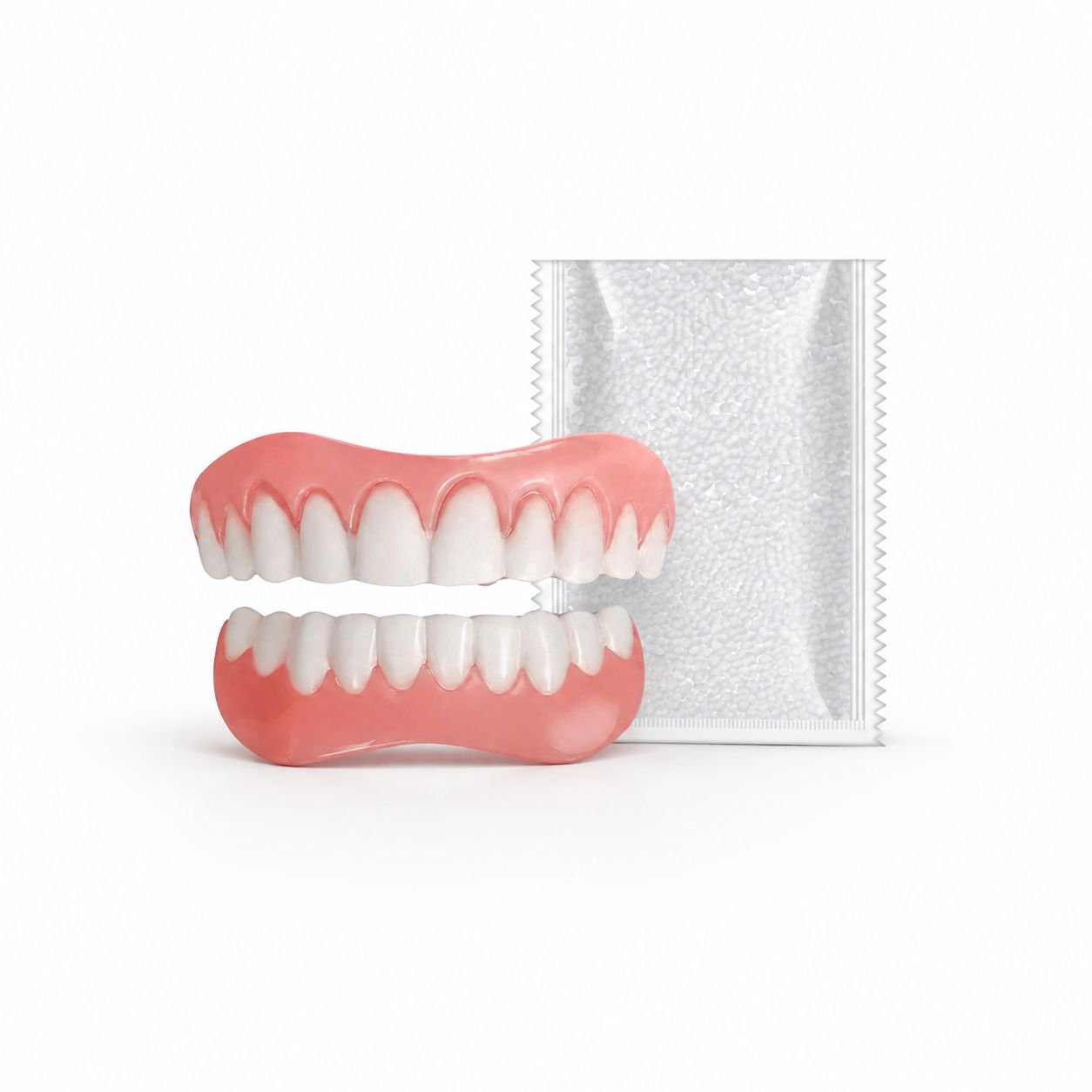 Comfortable and Aesthetic Denture Cosmetic Kit, Seamless Fit for Improved Smile