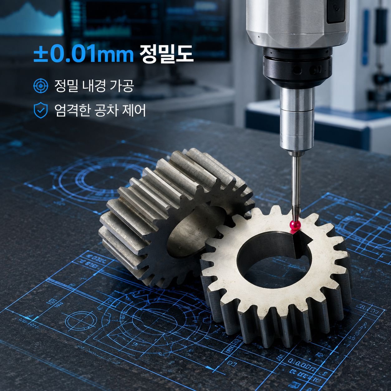 고강도 직침탄 나선 베벨기어
