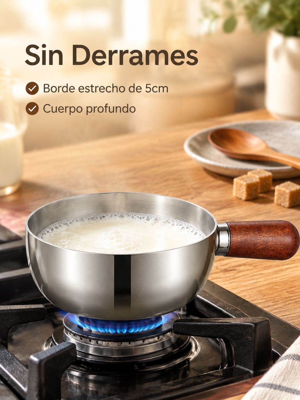 Mini jarra de leche de acero inoxidable