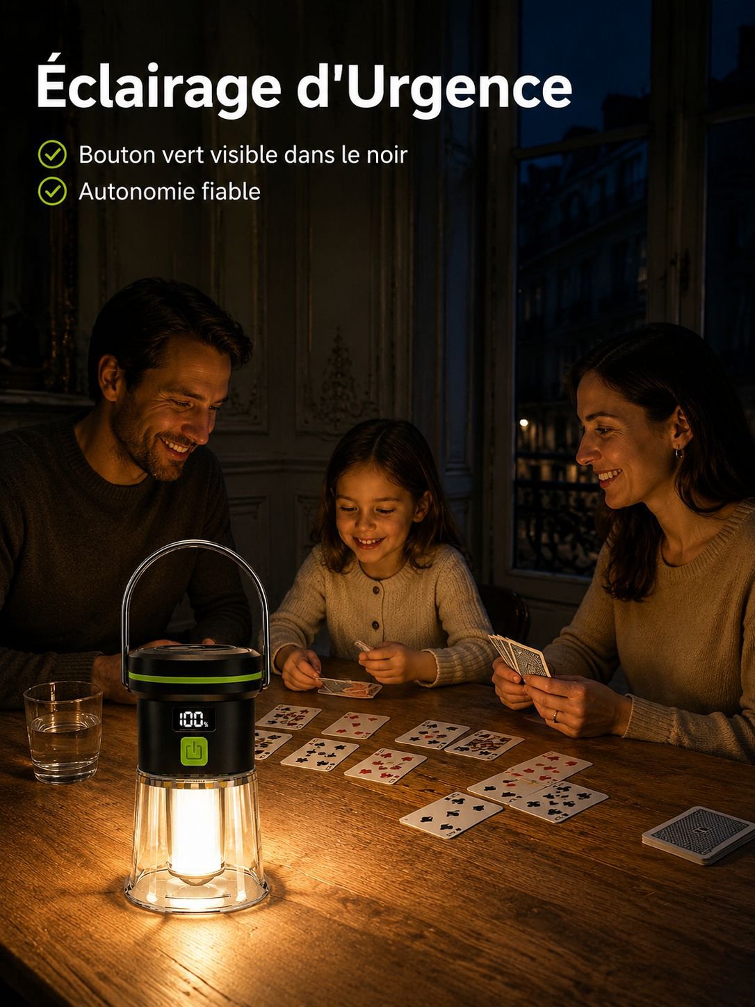 Nouvelle lampe de camping portable d'extérieur, rechargeable USB, lanterne de camp à main