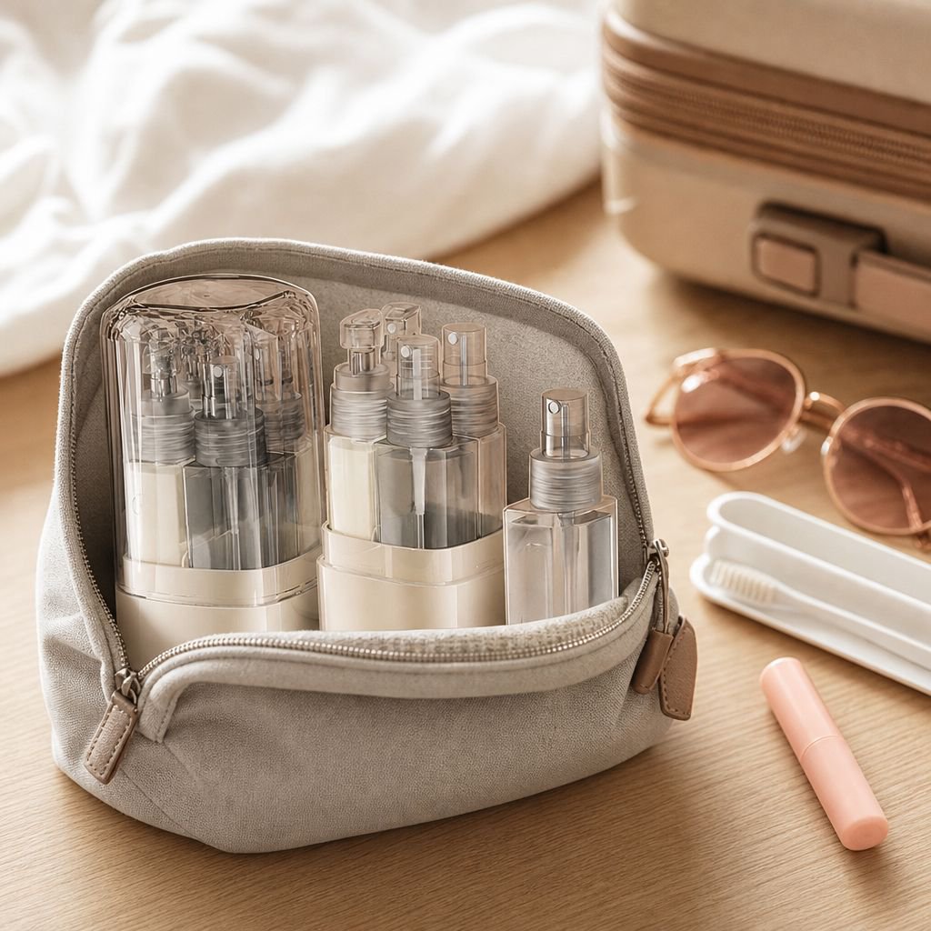 Portable Skin Lotion Dispenser Bottle