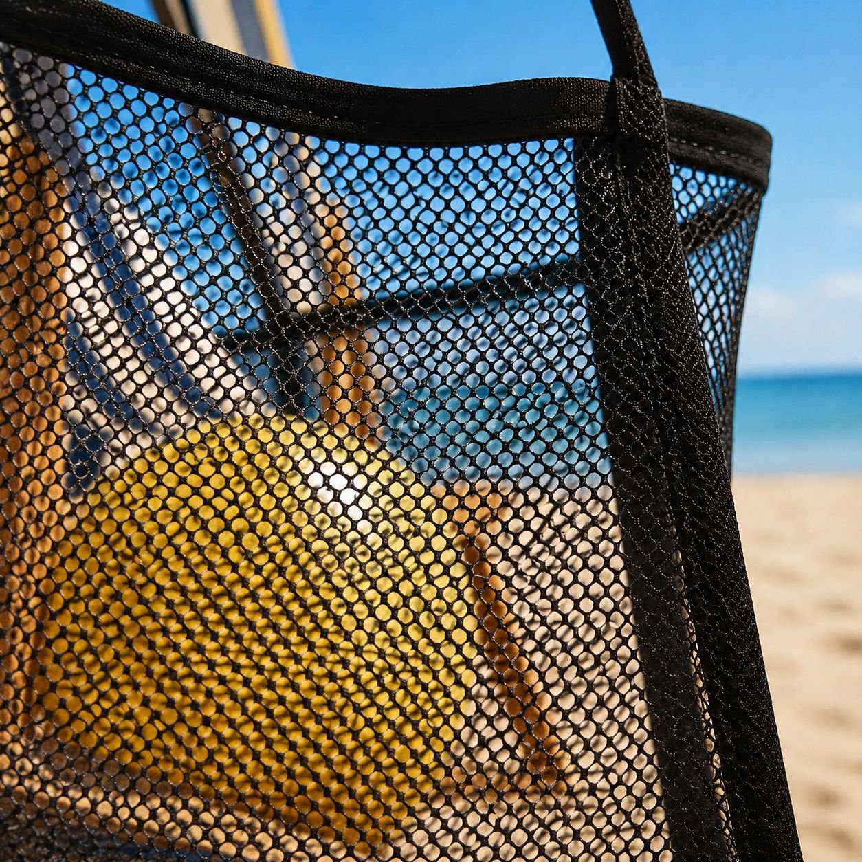 Bolso de playa para juguetes con diseño ligero y transpirable