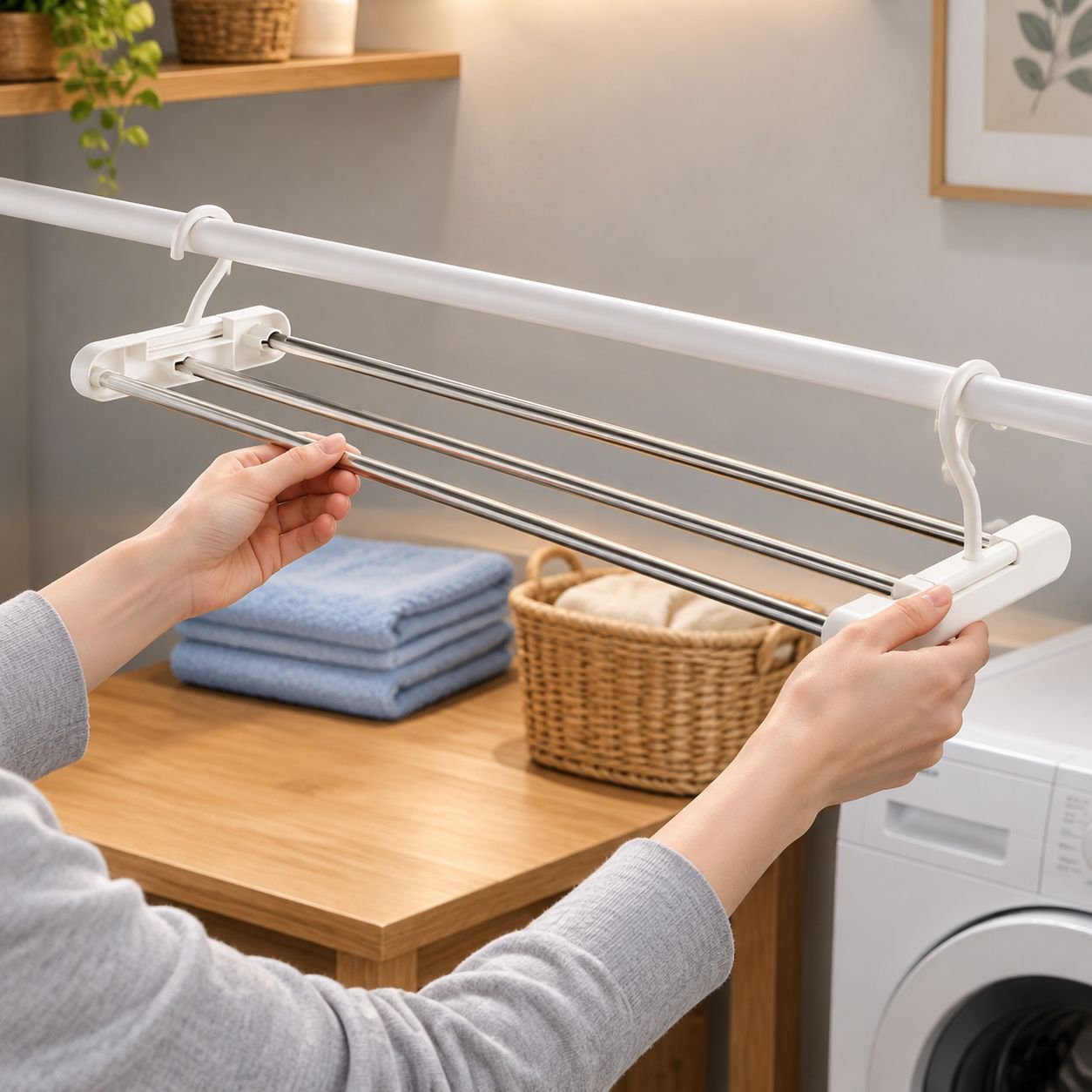 JMY - Stainless Steel Extendable Multifunctional Drying Rack