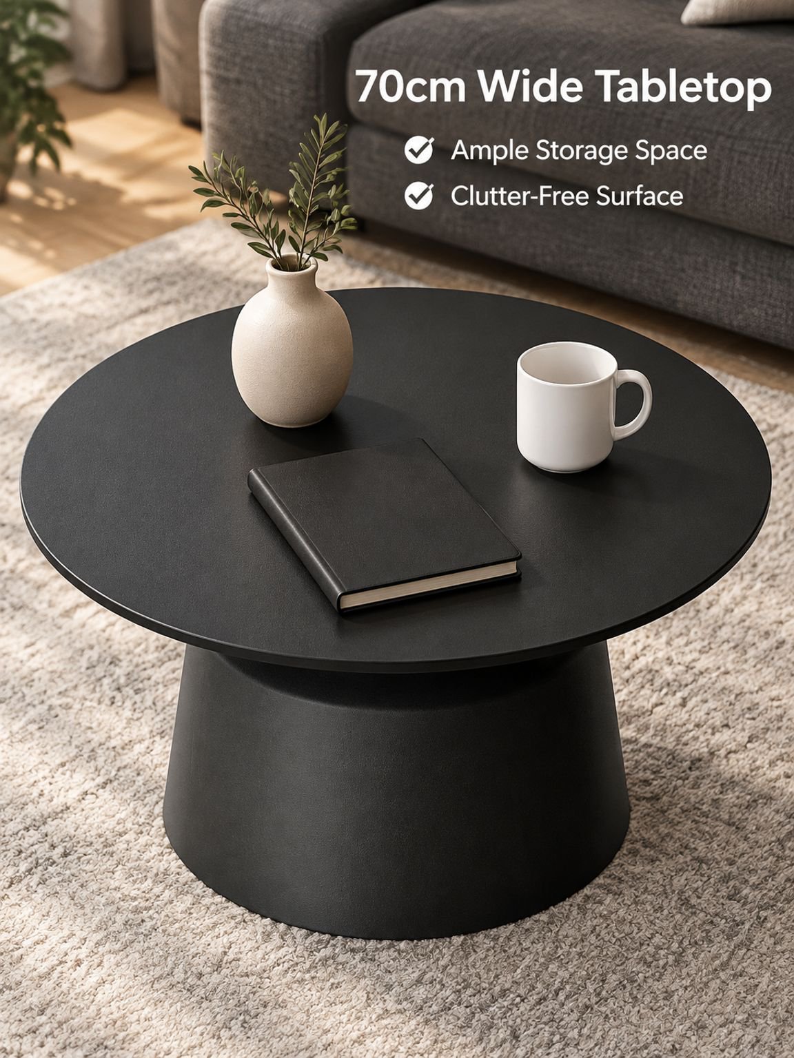 Modern cream coffee table for living room decor