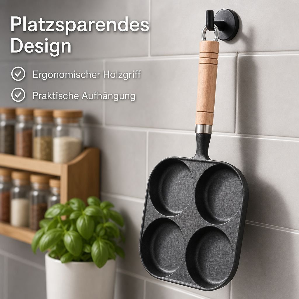 Verdickte Bratpfanne für Frühstückseier/Burger