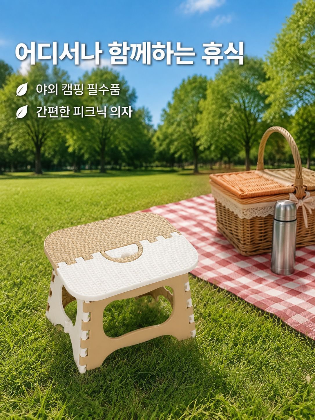 휴대용 접이식 의자 가정용 플라스틱 작은 의자 야외 학습용 의자