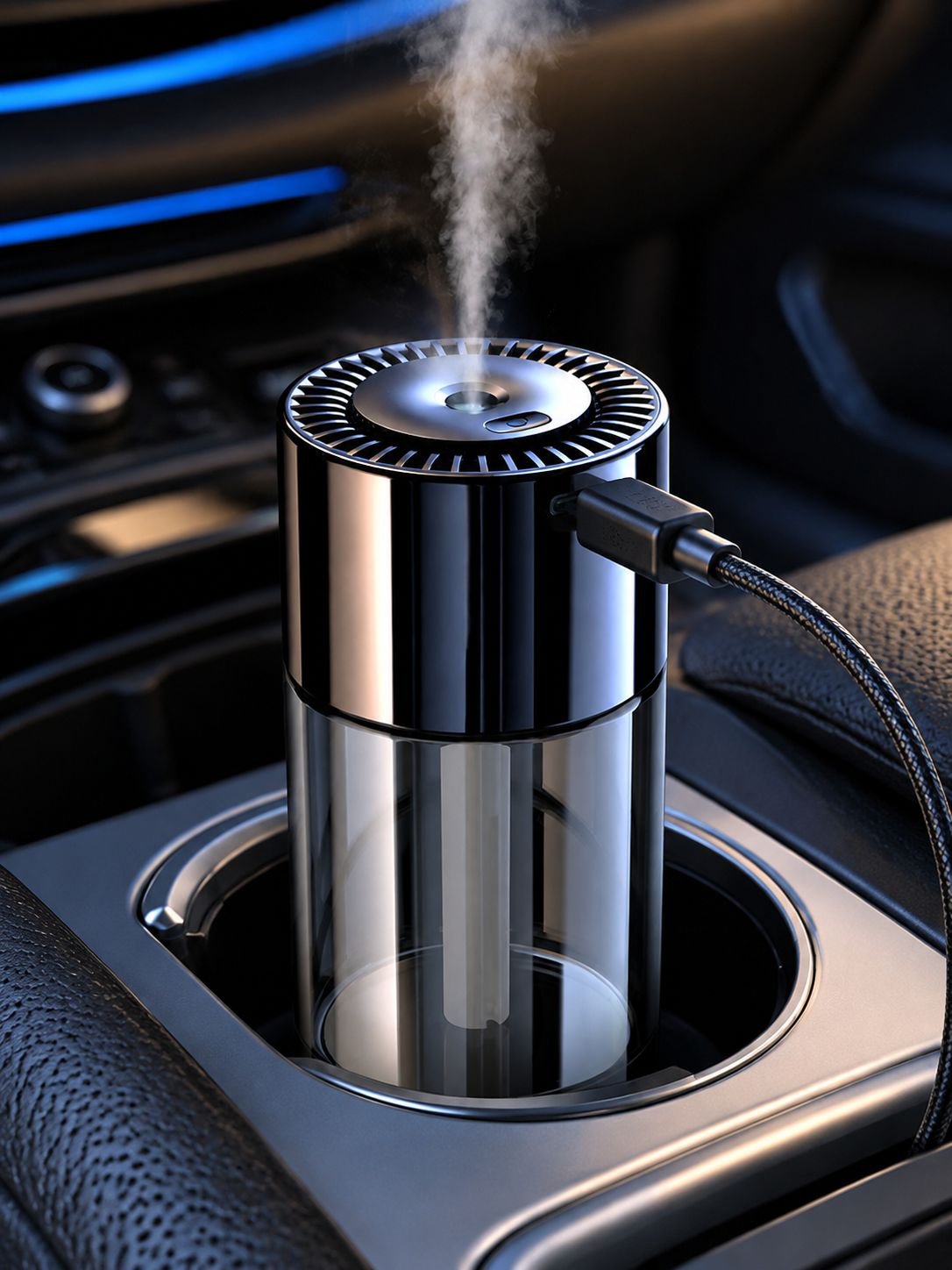 Potente desodorante en spray para automóviles