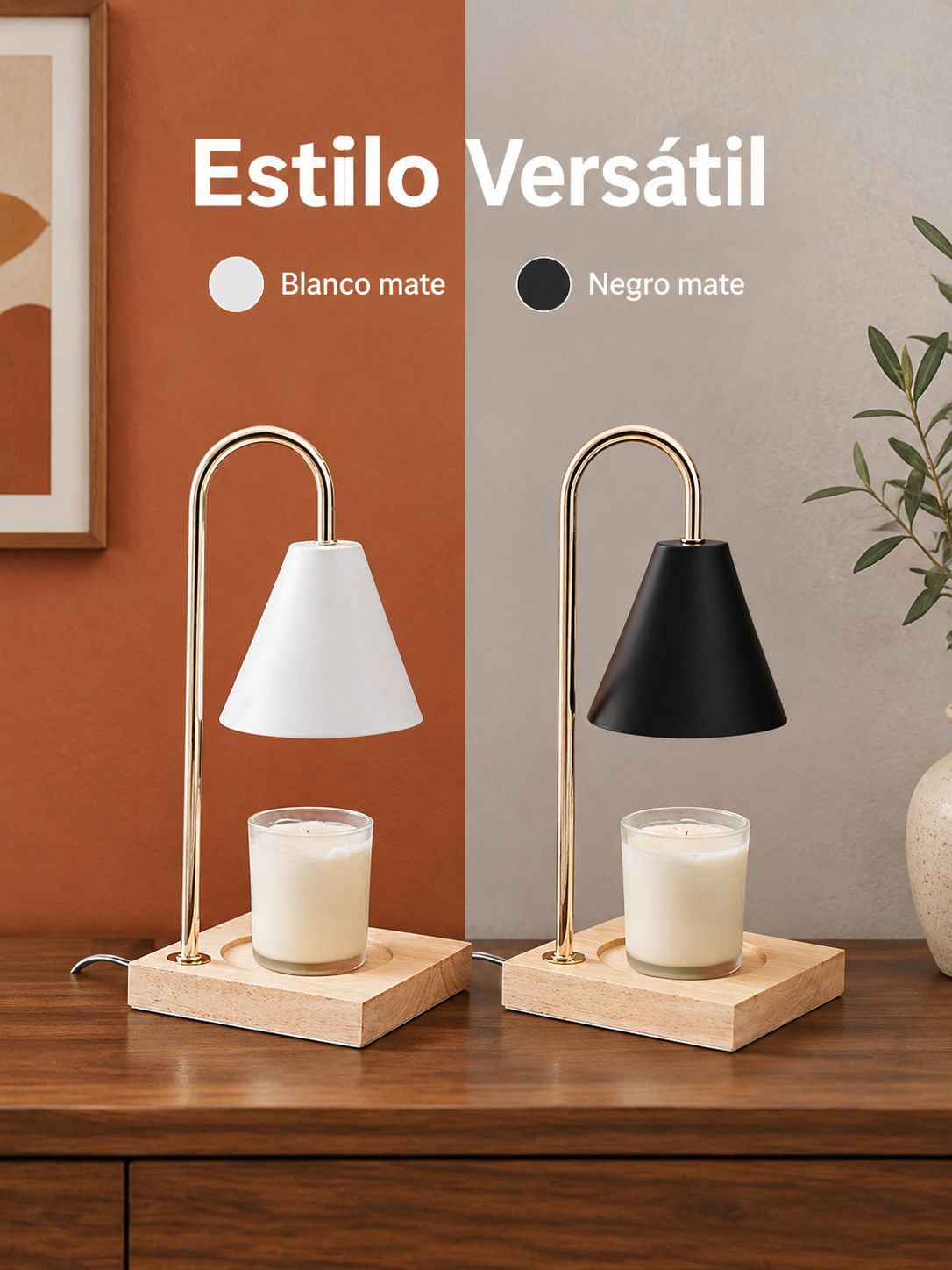Lámpara de vela aromática