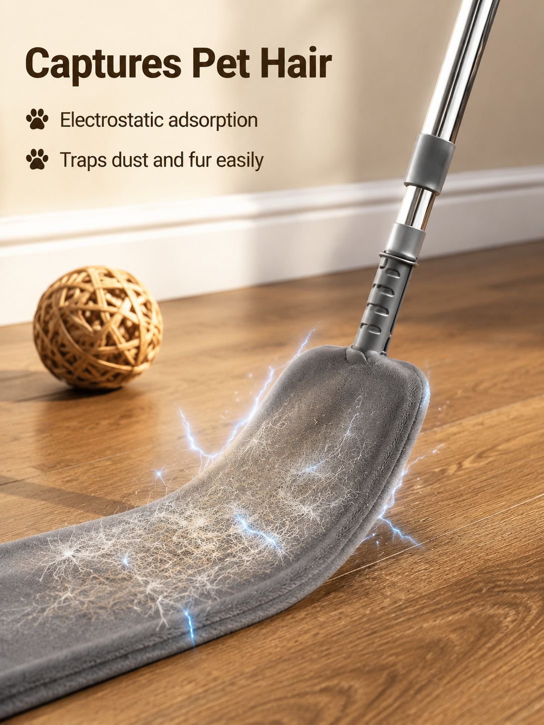 Extendable and extended gap duster