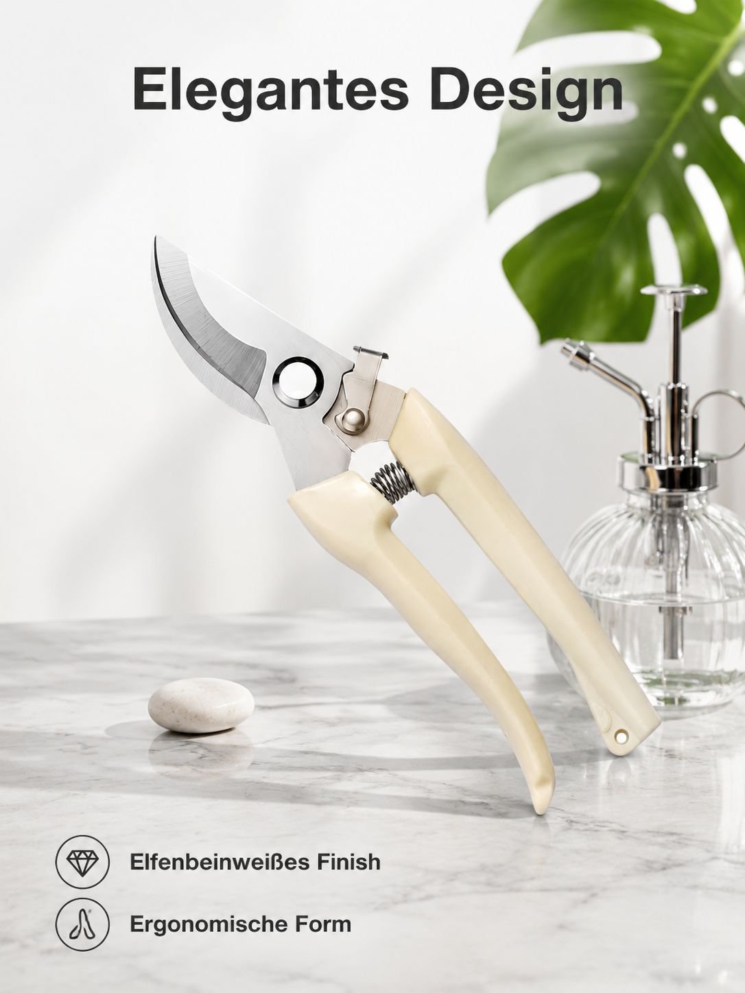  Edelstahl-Gartenschere für Pflanzenpfleg