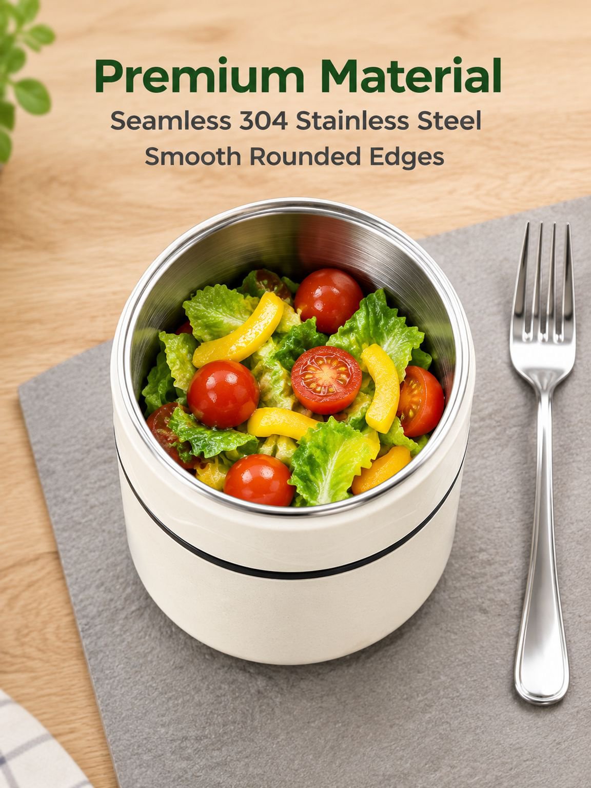 Stainless steel insulated lunch box
