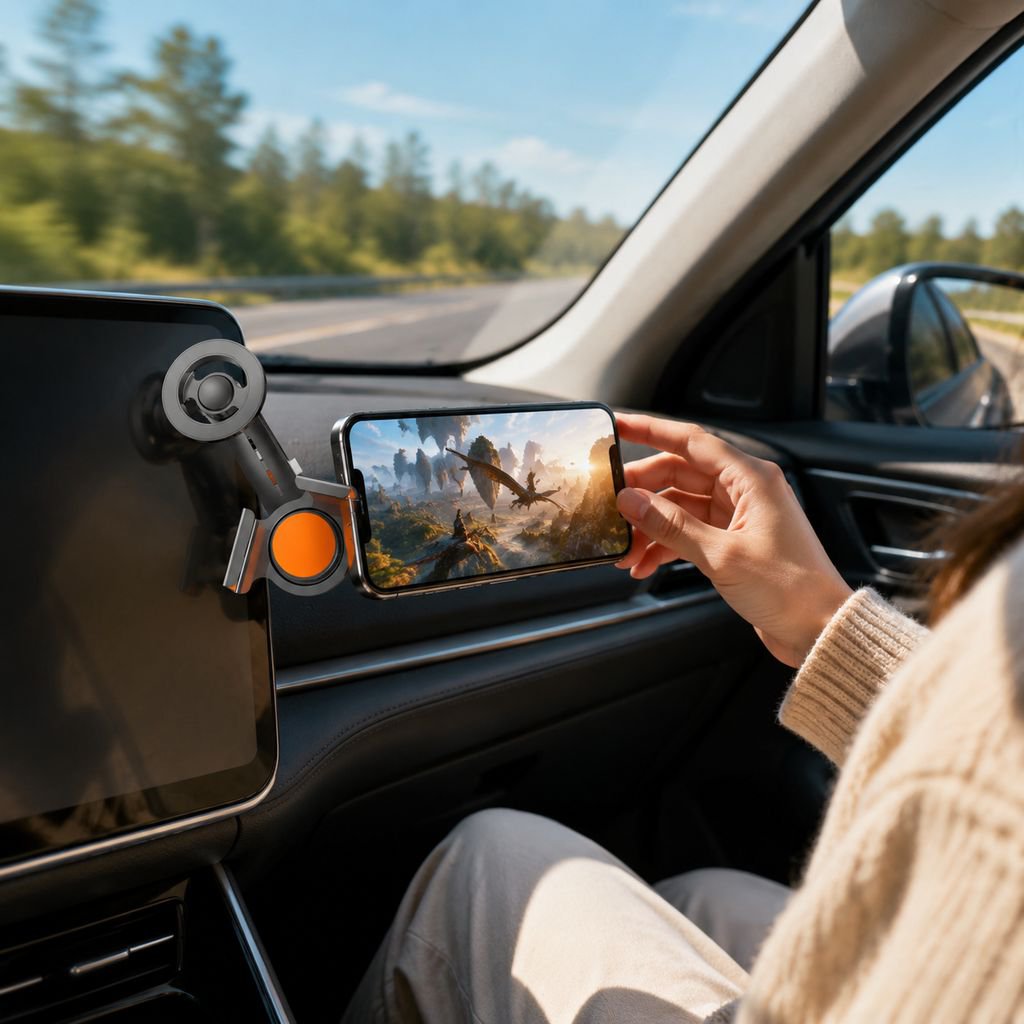 Multi-functional Magnetic Car Mount, Suitable for Various Vehicles