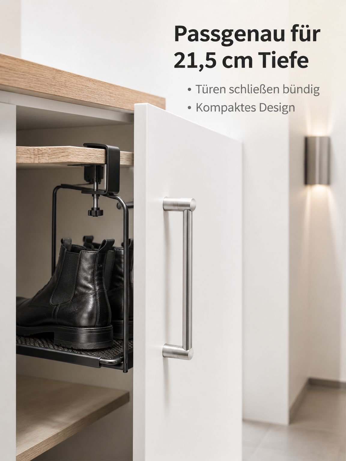 Platzsparendes Schuhregal – Kreativer Organizer