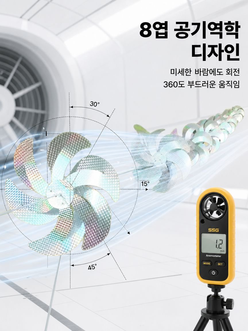 과수원 새 쫓는 회전형 바람개비